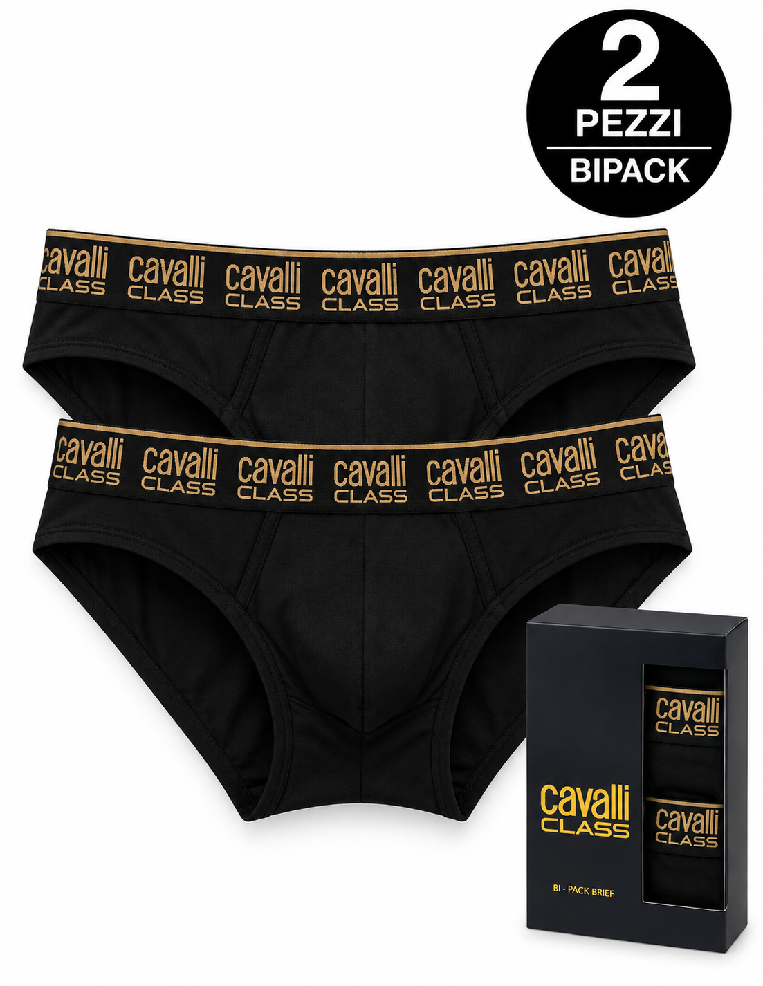 SLIP UOMO CAVALLI SET DA 2 PZ