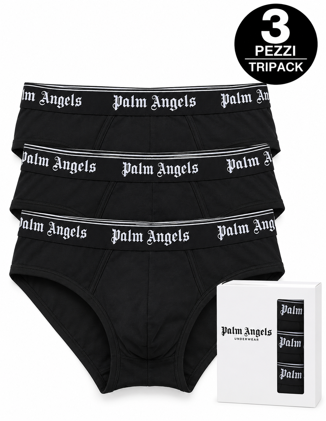 slip uomo palm angels set da 3 pezzi