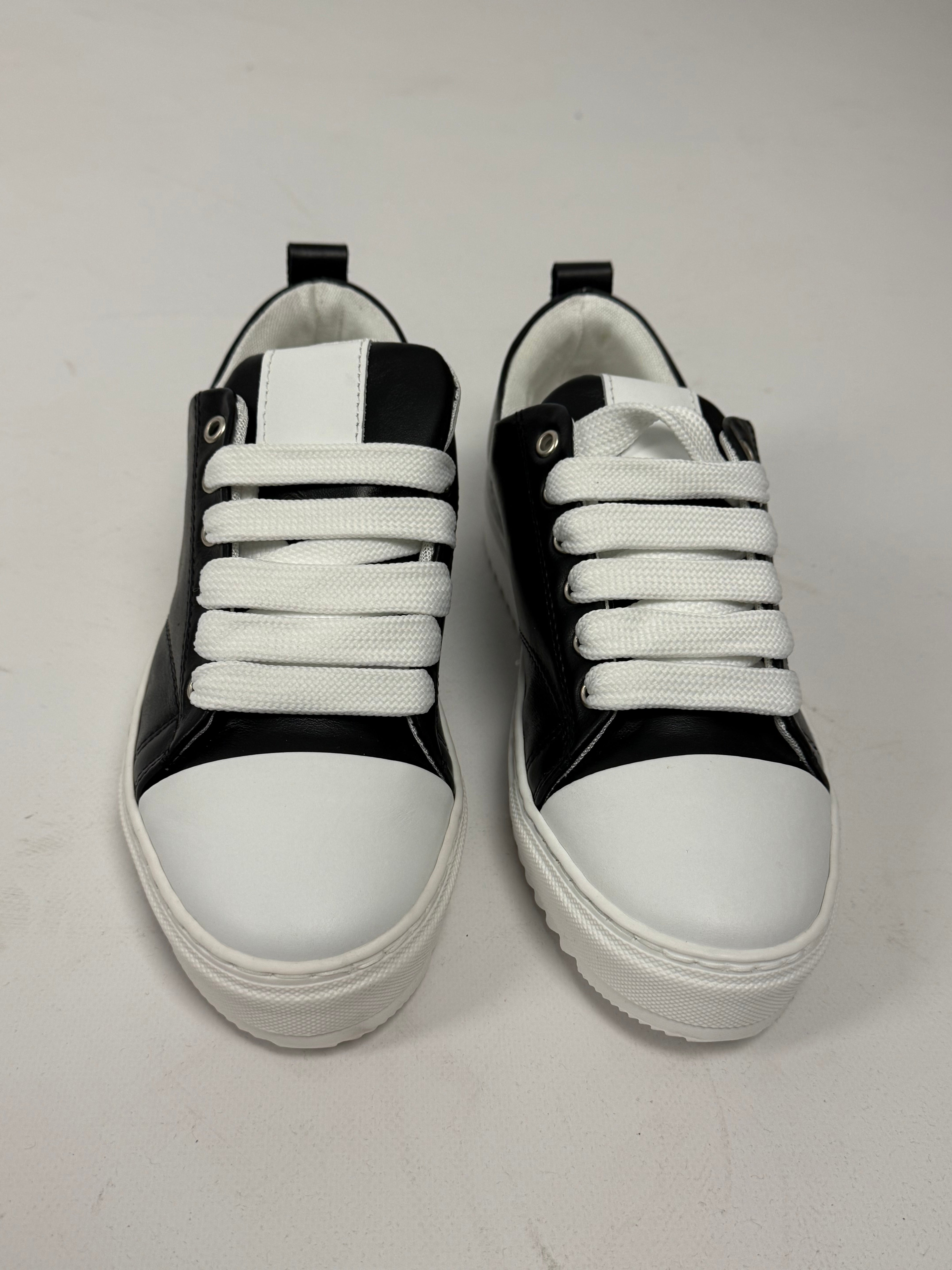 sneakers con fondo zigrinato