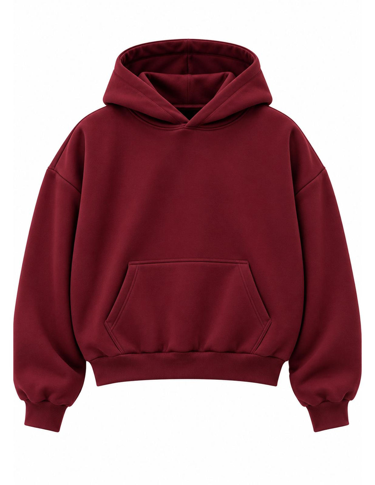 felpa tinta unita UNISEX basic crop fit