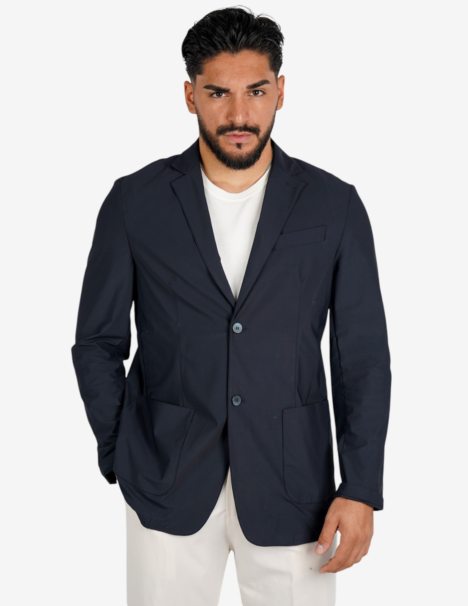 Giacca uomo monopetto extra light "no stiro"
