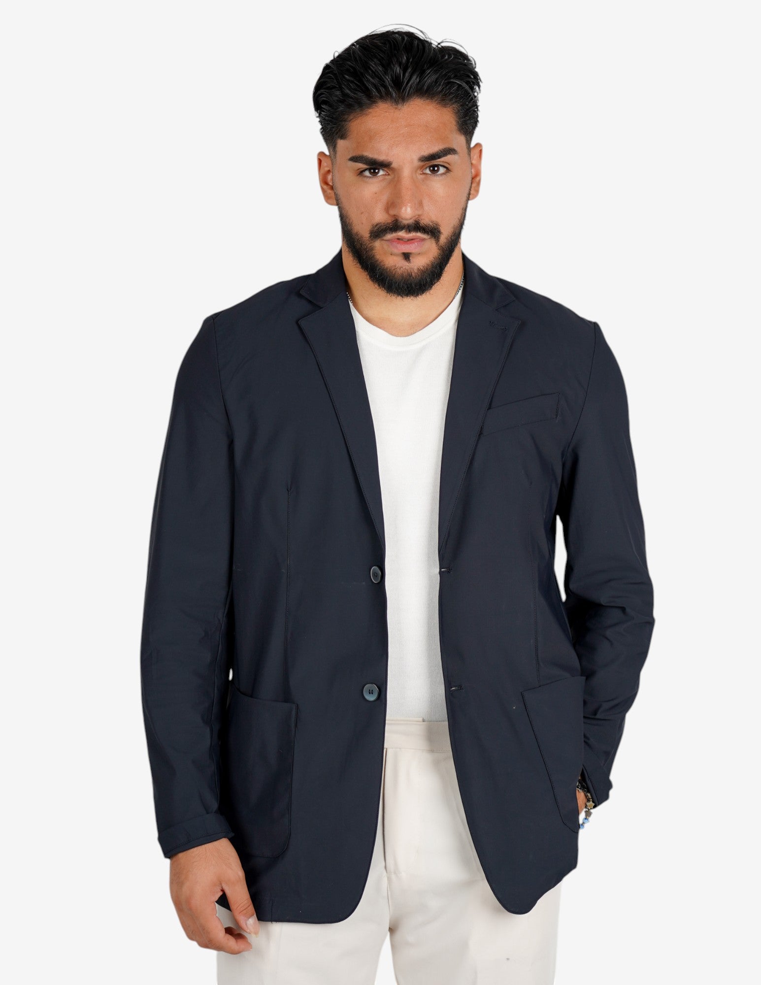 Giacca uomo monopetto extra light "no stiro"