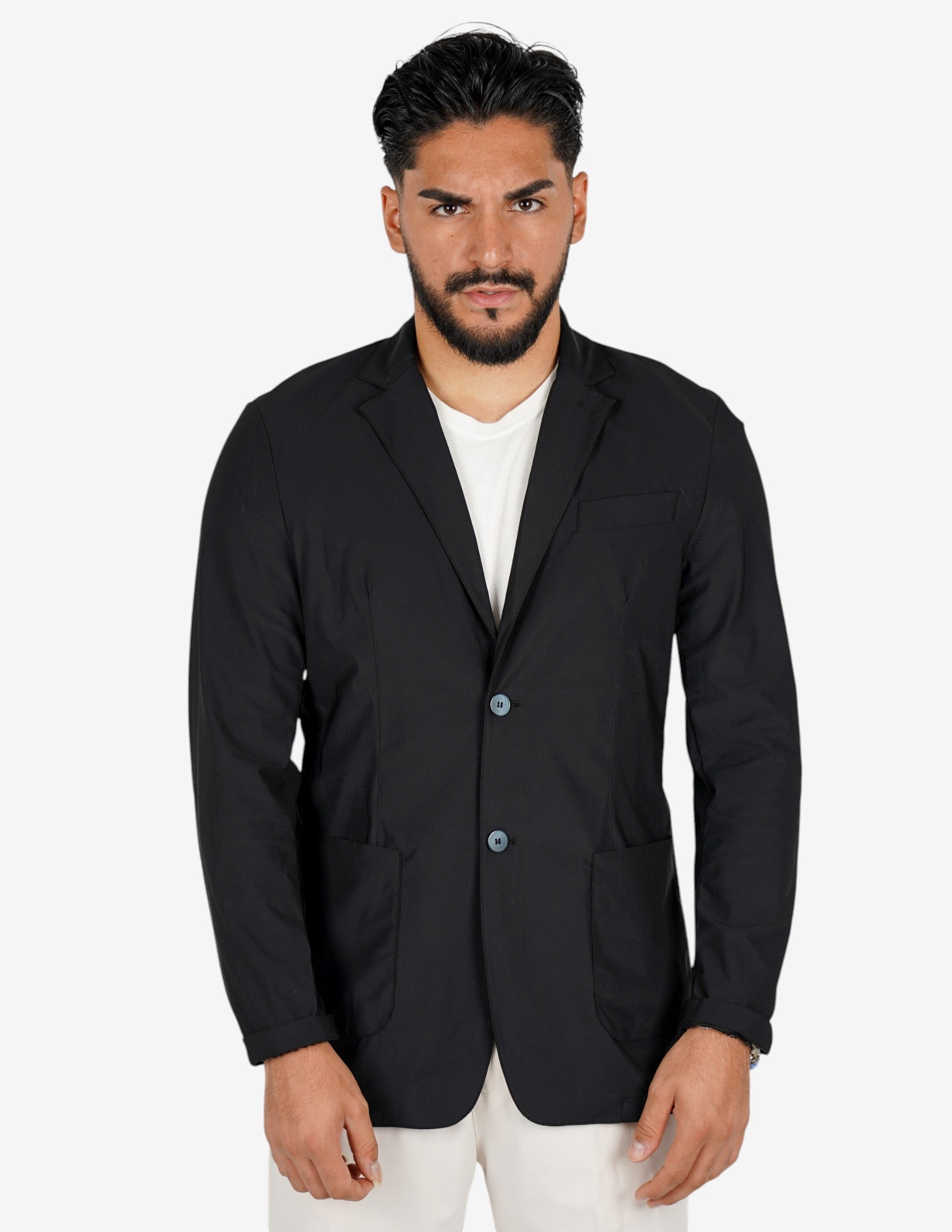Giacca uomo monopetto extra light "no stiro"