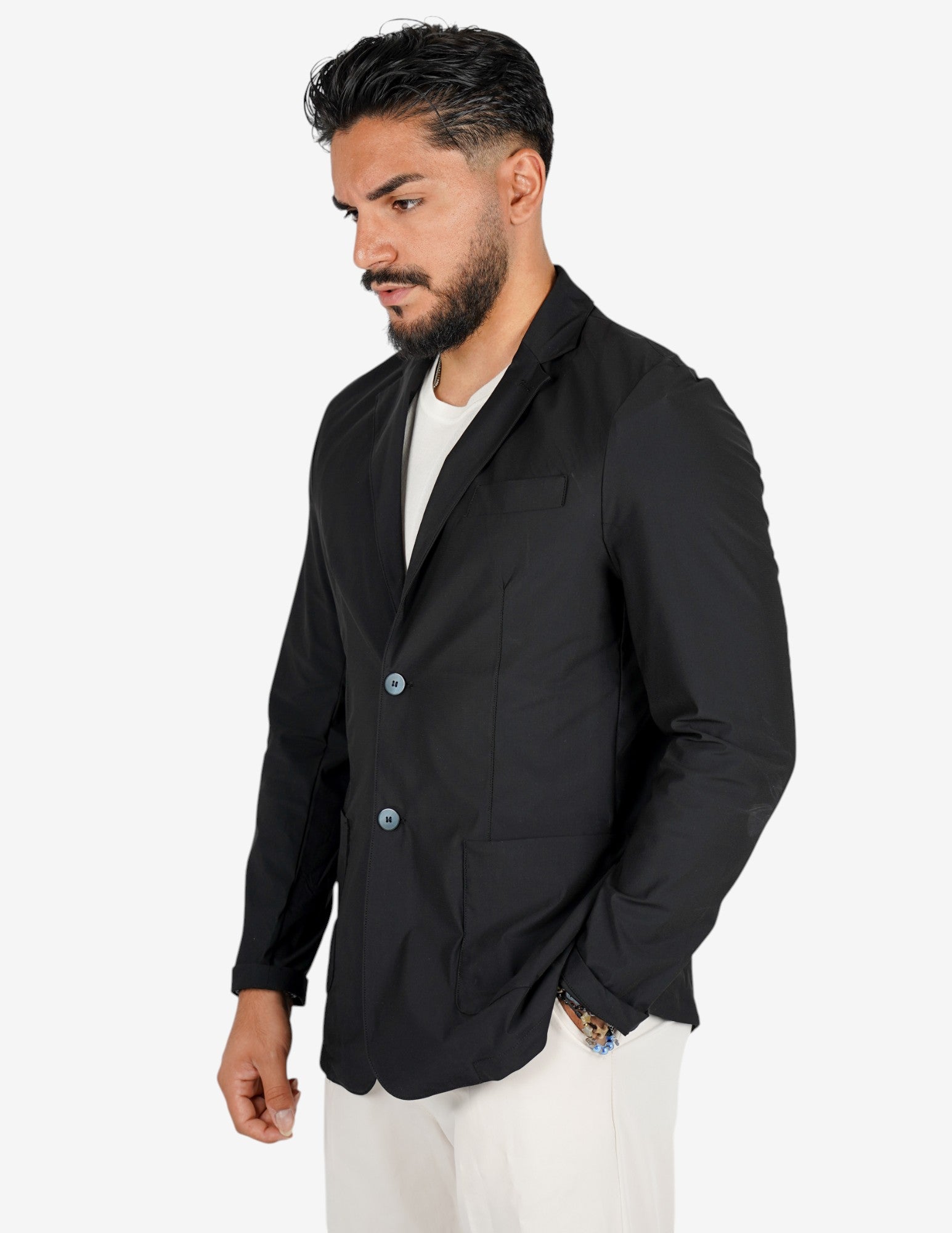 Giacca uomo monopetto extra light "no stiro"
