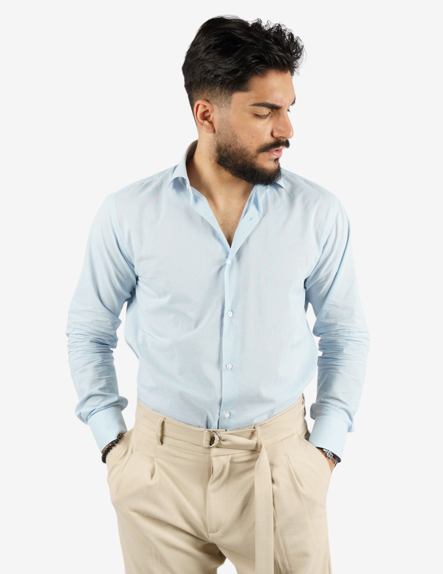 camicia super leggera in cotone naturale "nuvola"