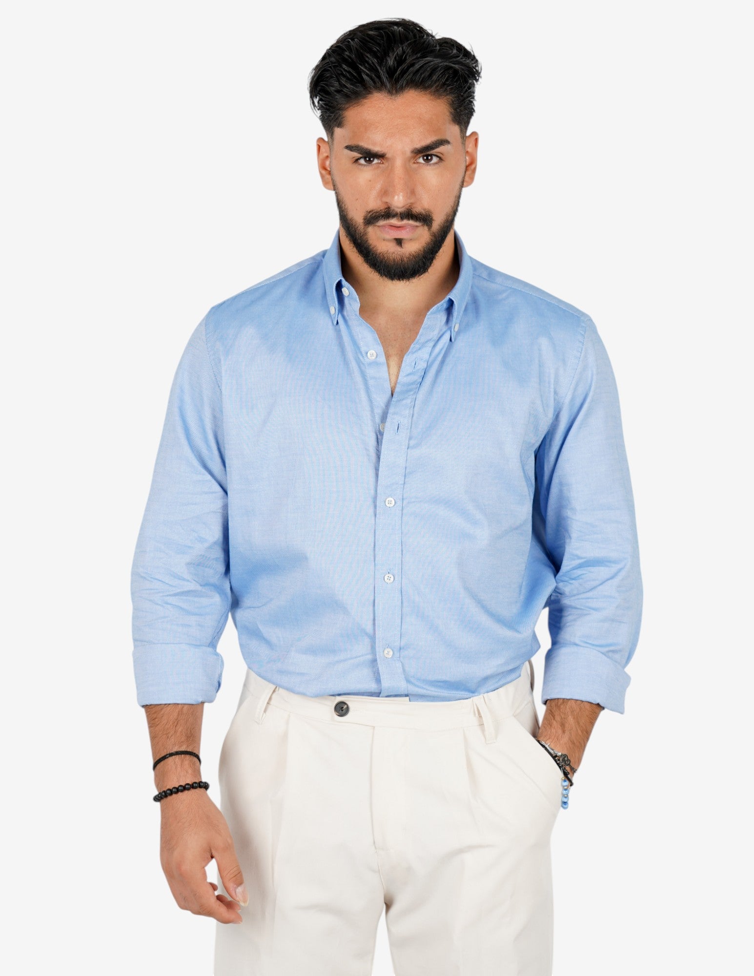 Camicia botton down tessuto Oxford