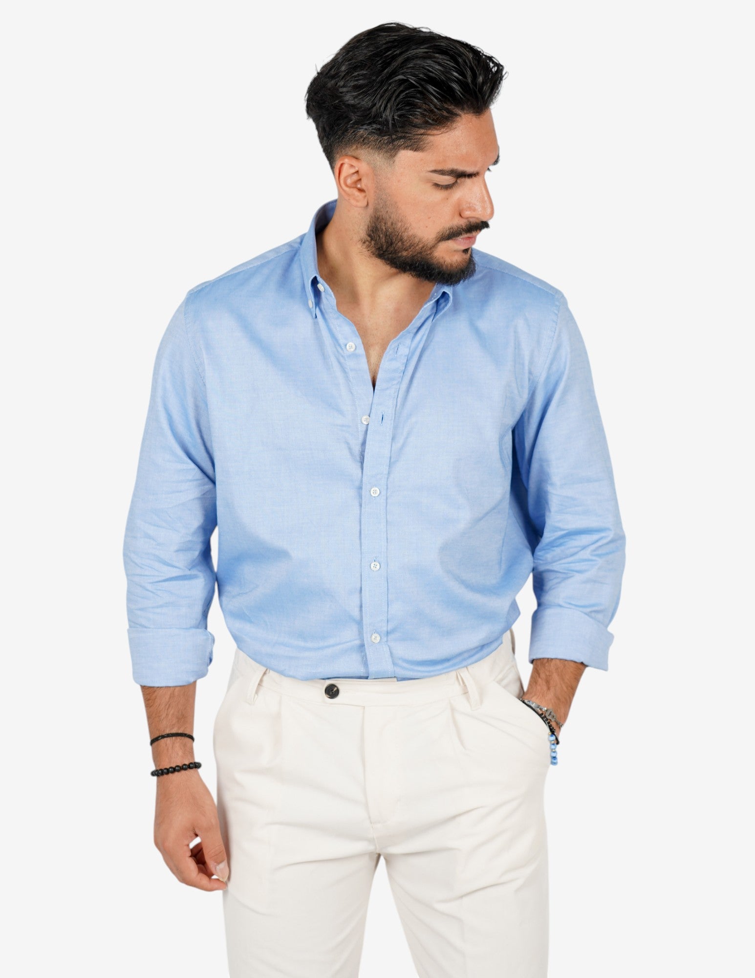 Camicia botton down tessuto Oxford