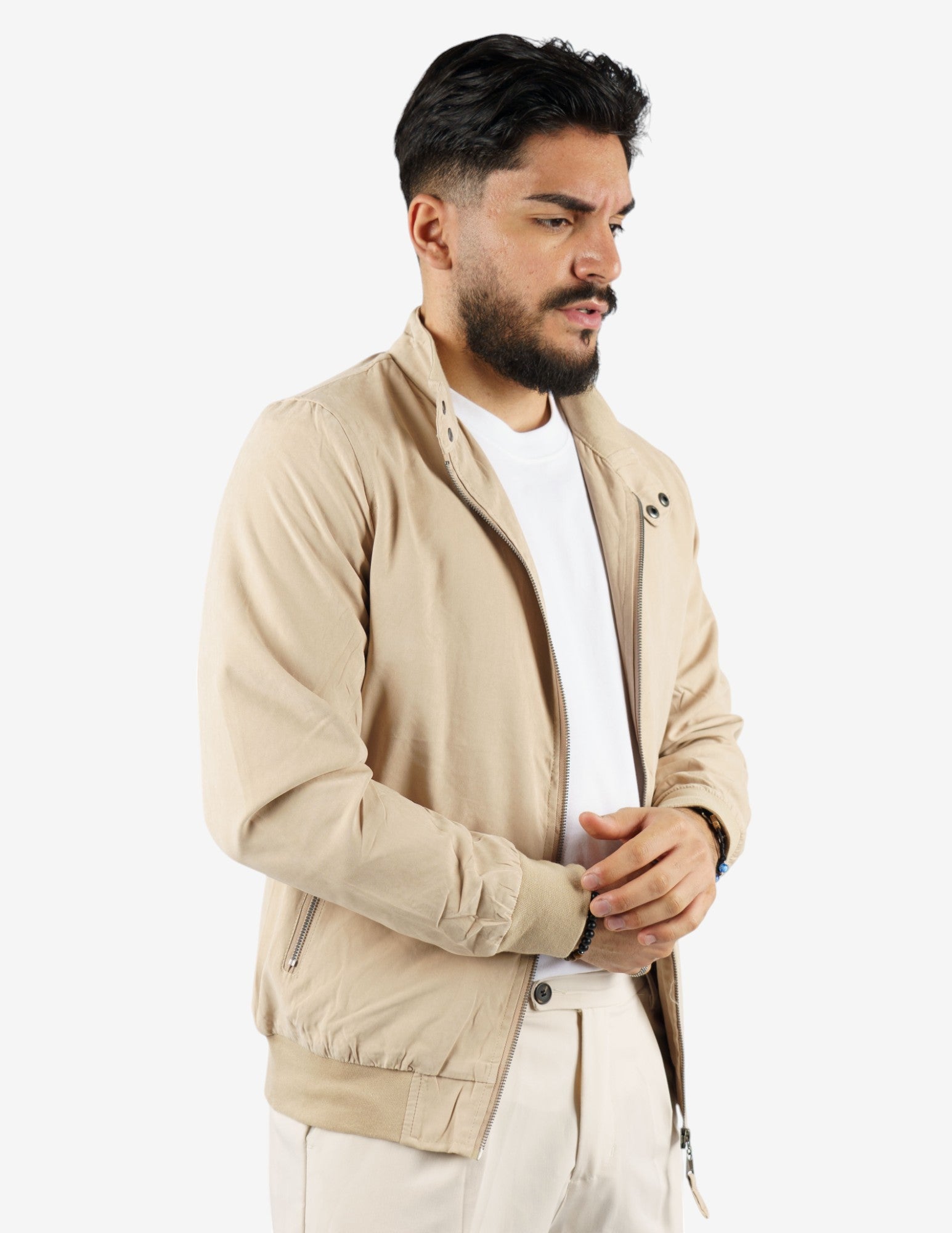 giubbino leggero in camoscio