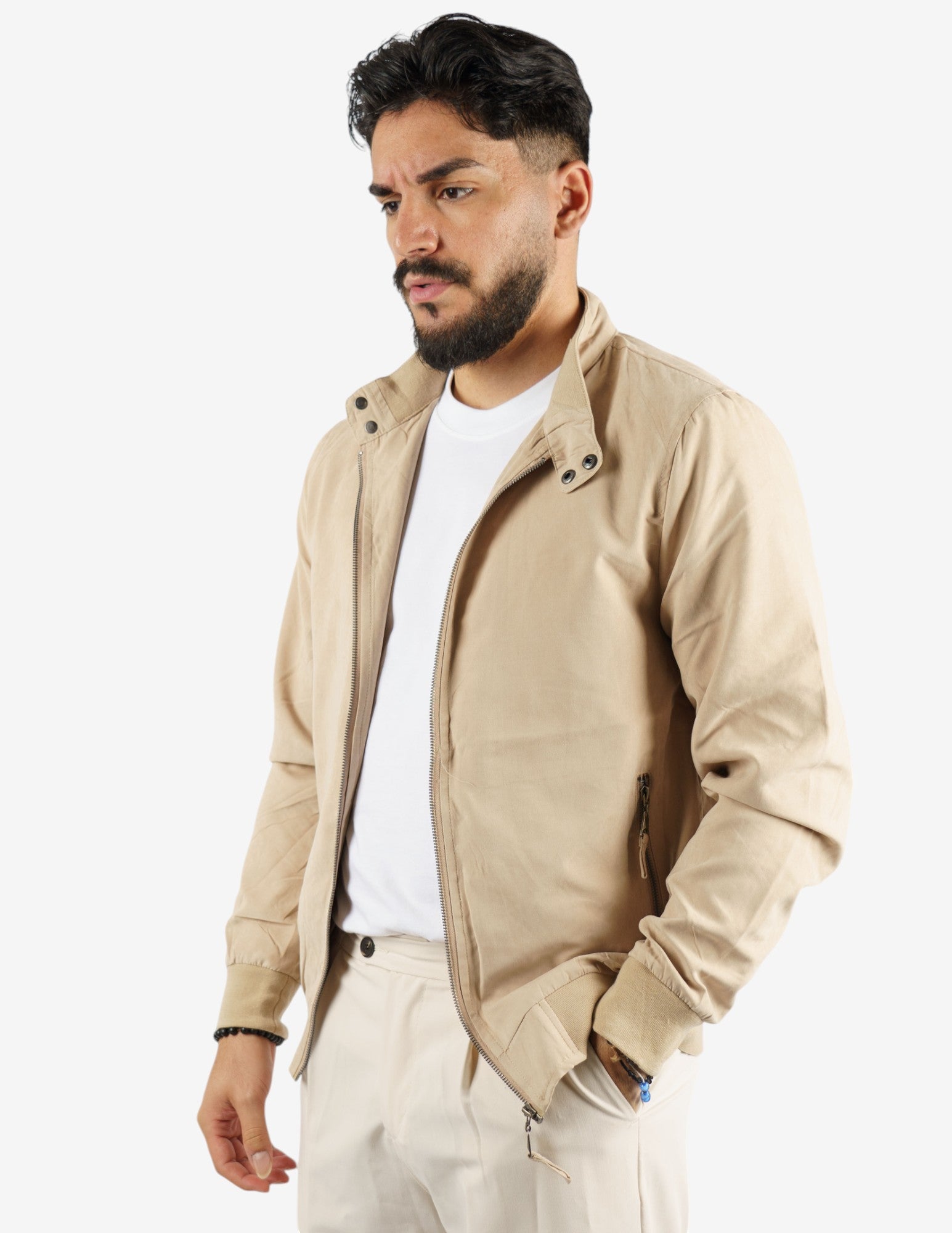 giubbino leggero in camoscio