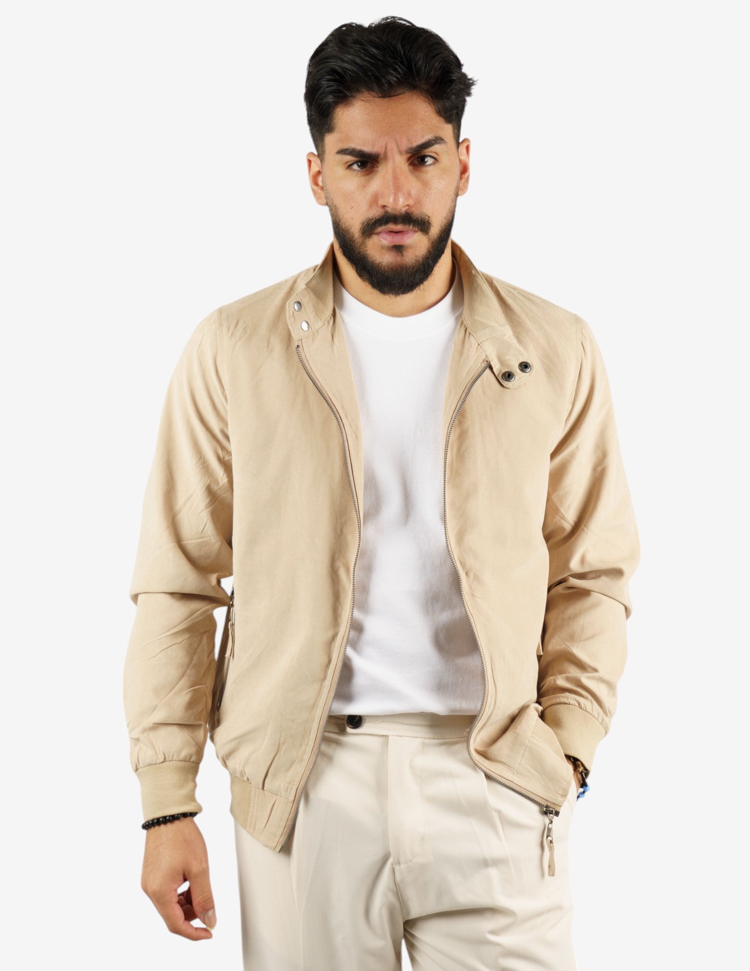 giubbino leggero in camoscio