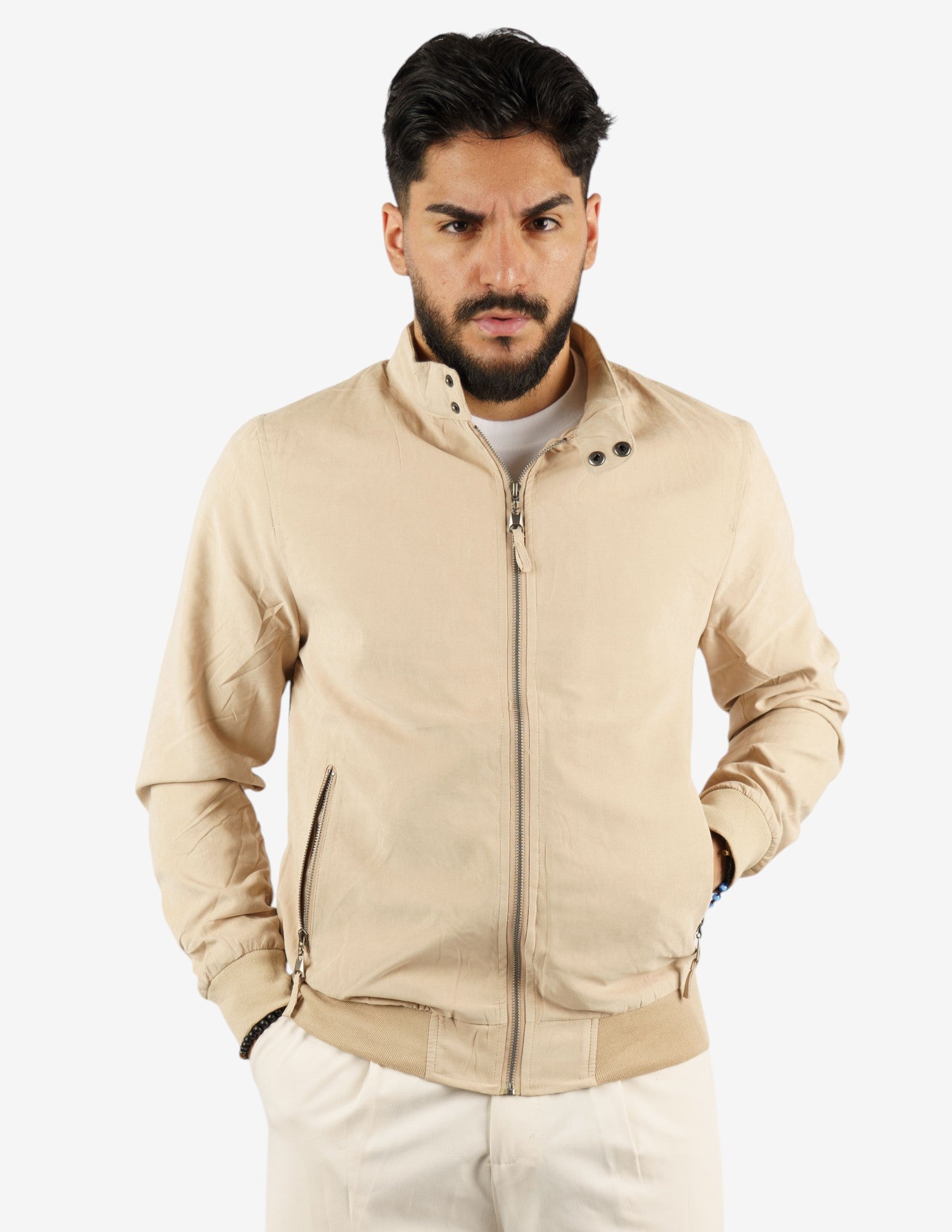 giubbino leggero in camoscio