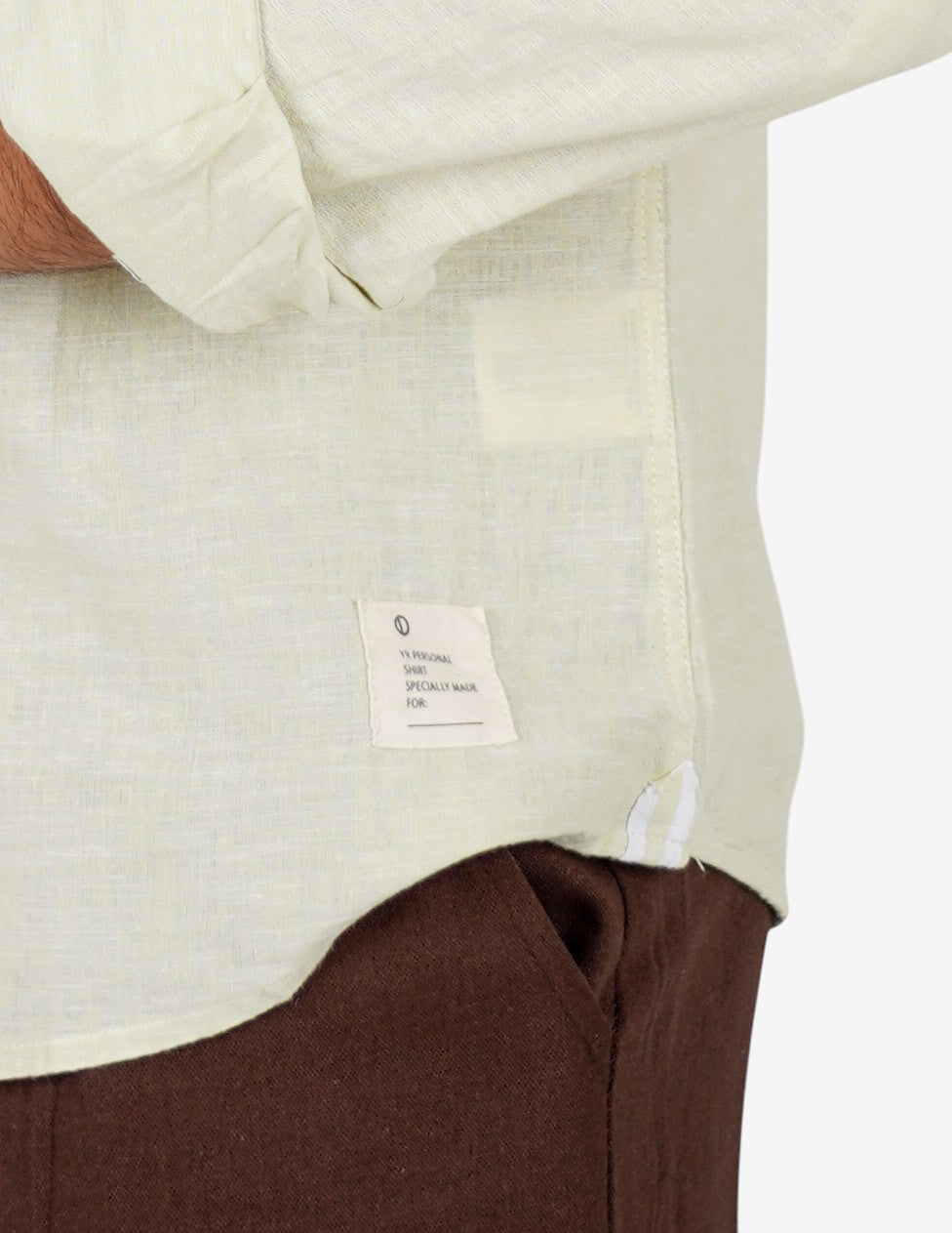 Camicia coreana in lino over D