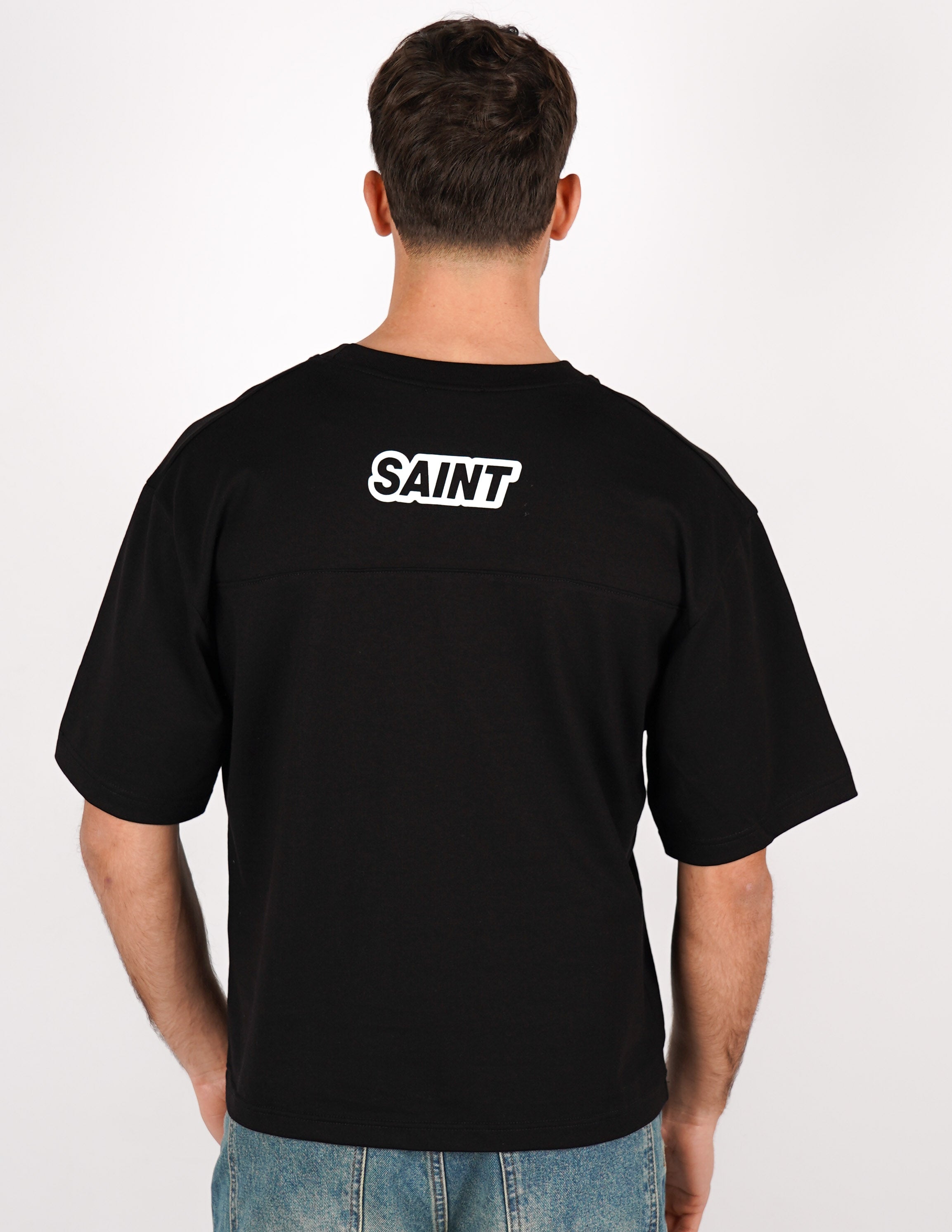 T-SHIRT LOGO "SAINT" CON PICCOLA STAMPA