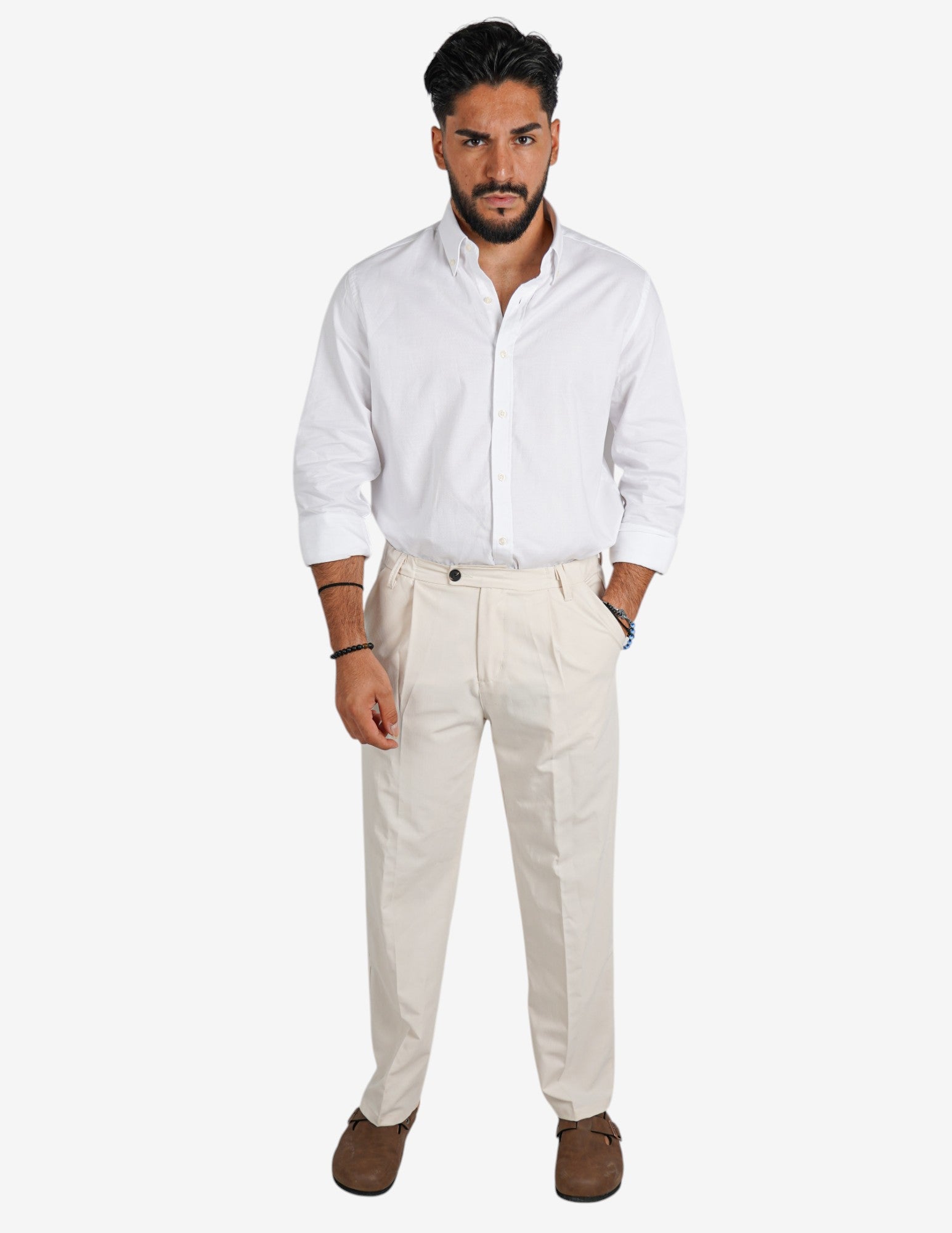 Camicia botton down tessuto Oxford