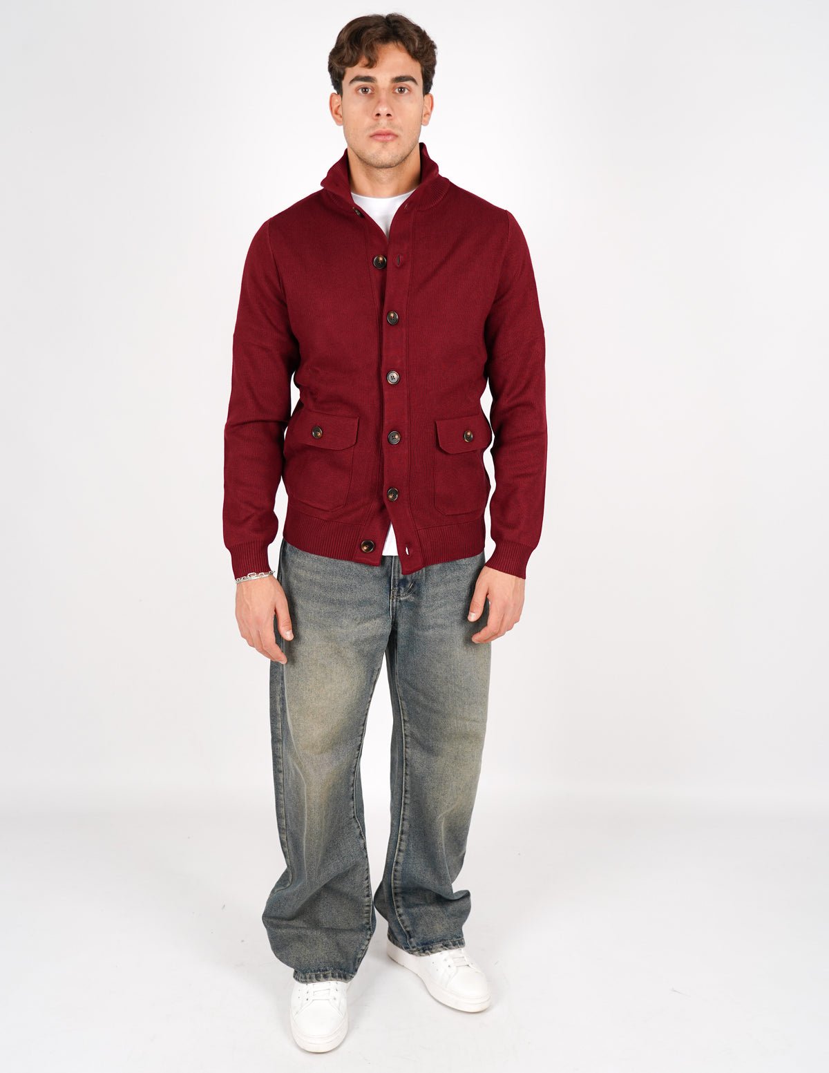 CARDIGAN CON BOTTONI MANICA LUNGA