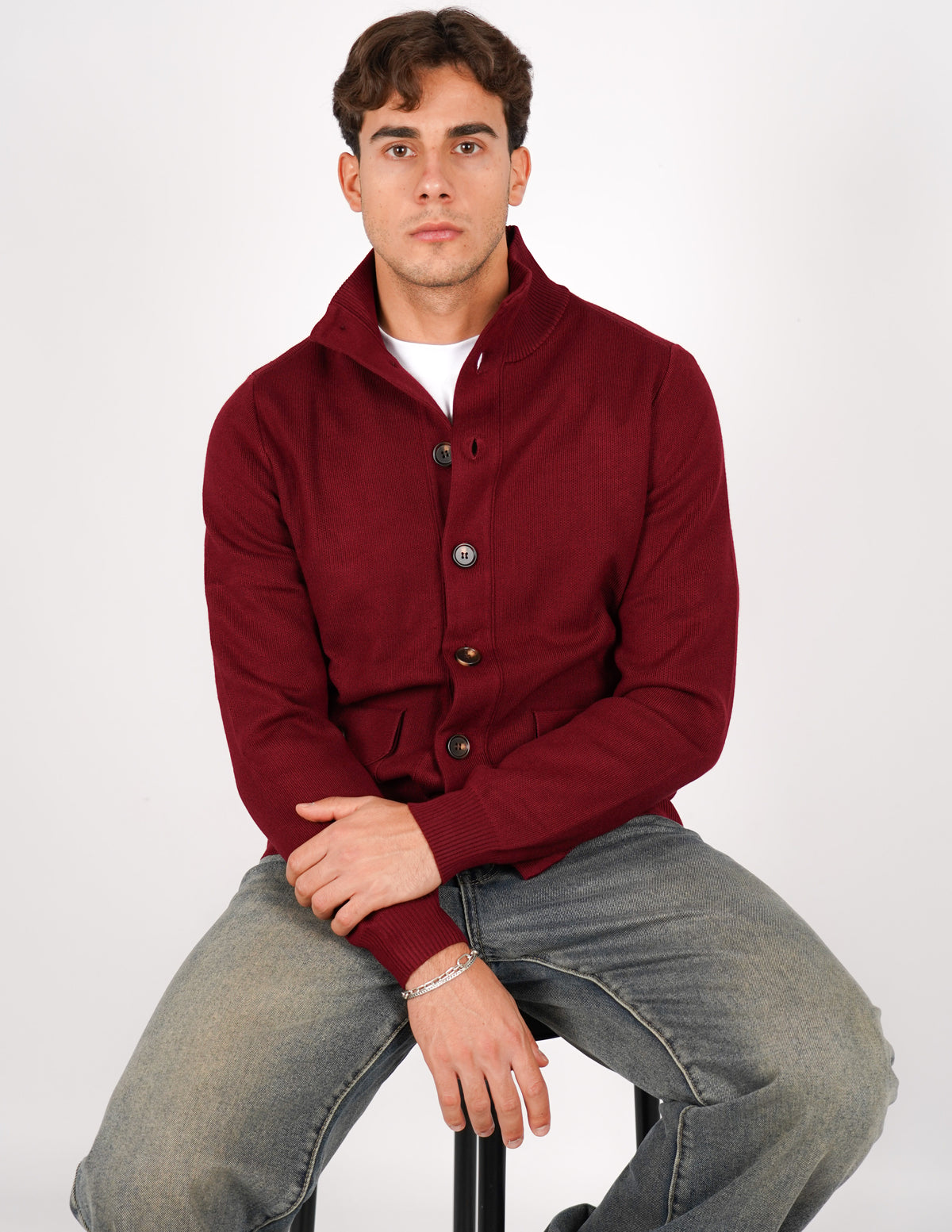 CARDIGAN CON BOTTONI MANICA LUNGA