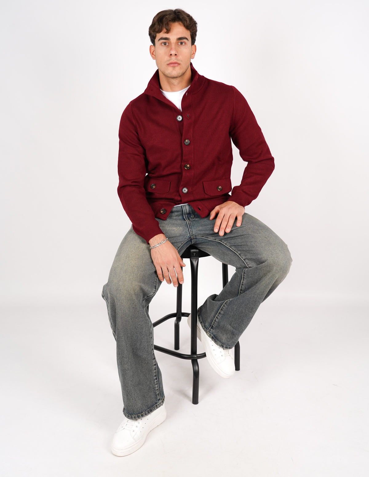 CARDIGAN CON BOTTONI MANICA LUNGA