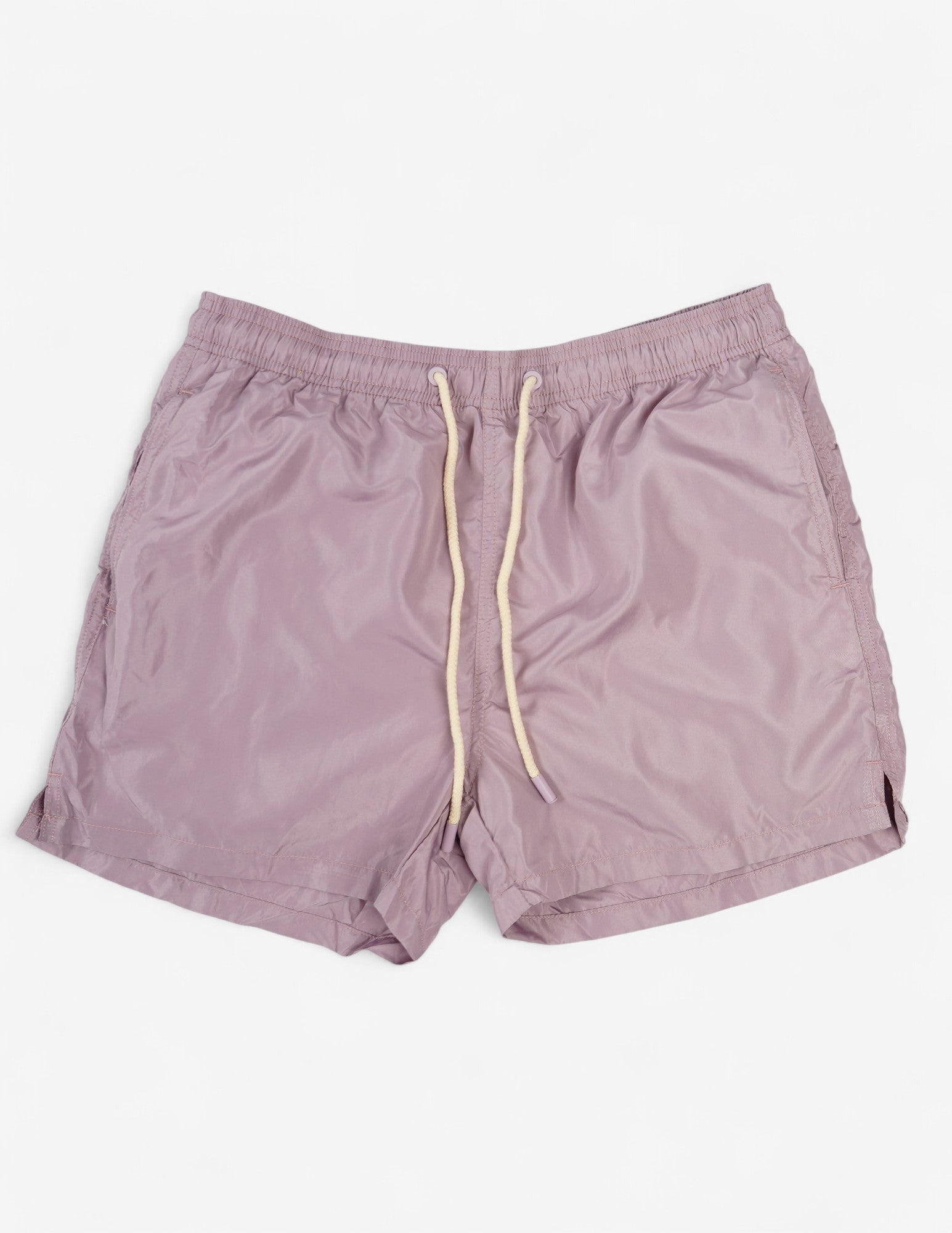 Costume mare tinta unita con pochette