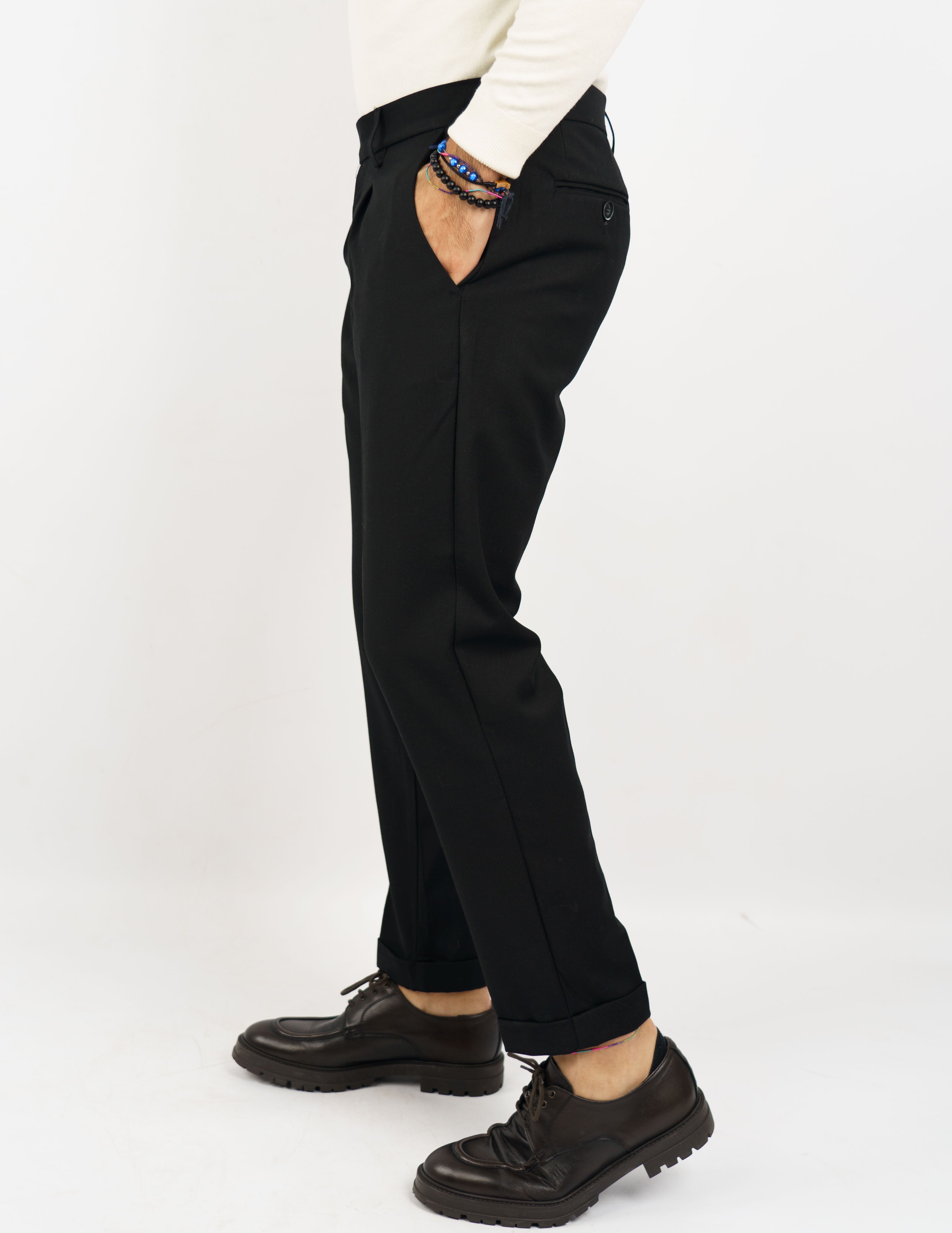 pantalone elegante doppio bottone