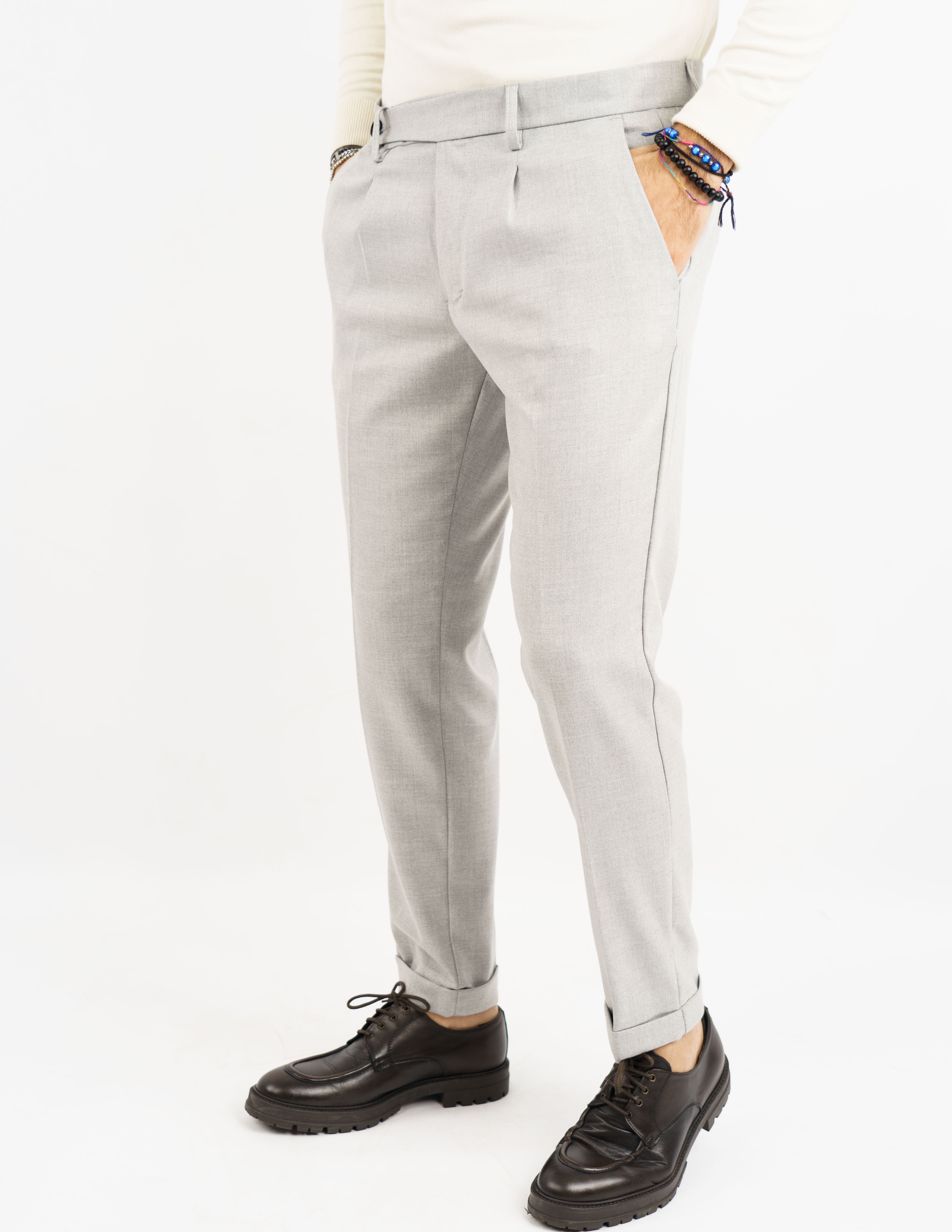 pantalone elegante doppio bottone