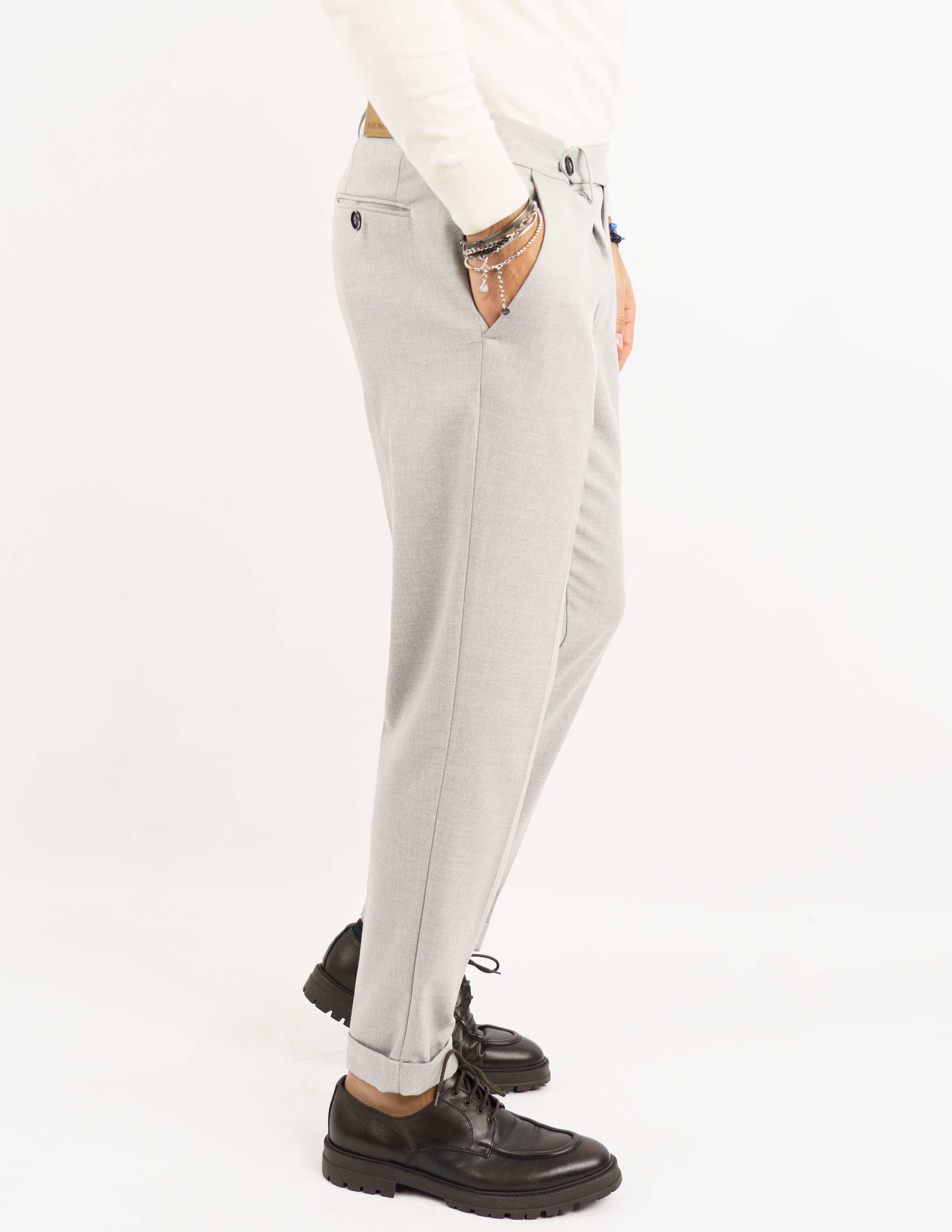 pantalone elegante doppio bottone