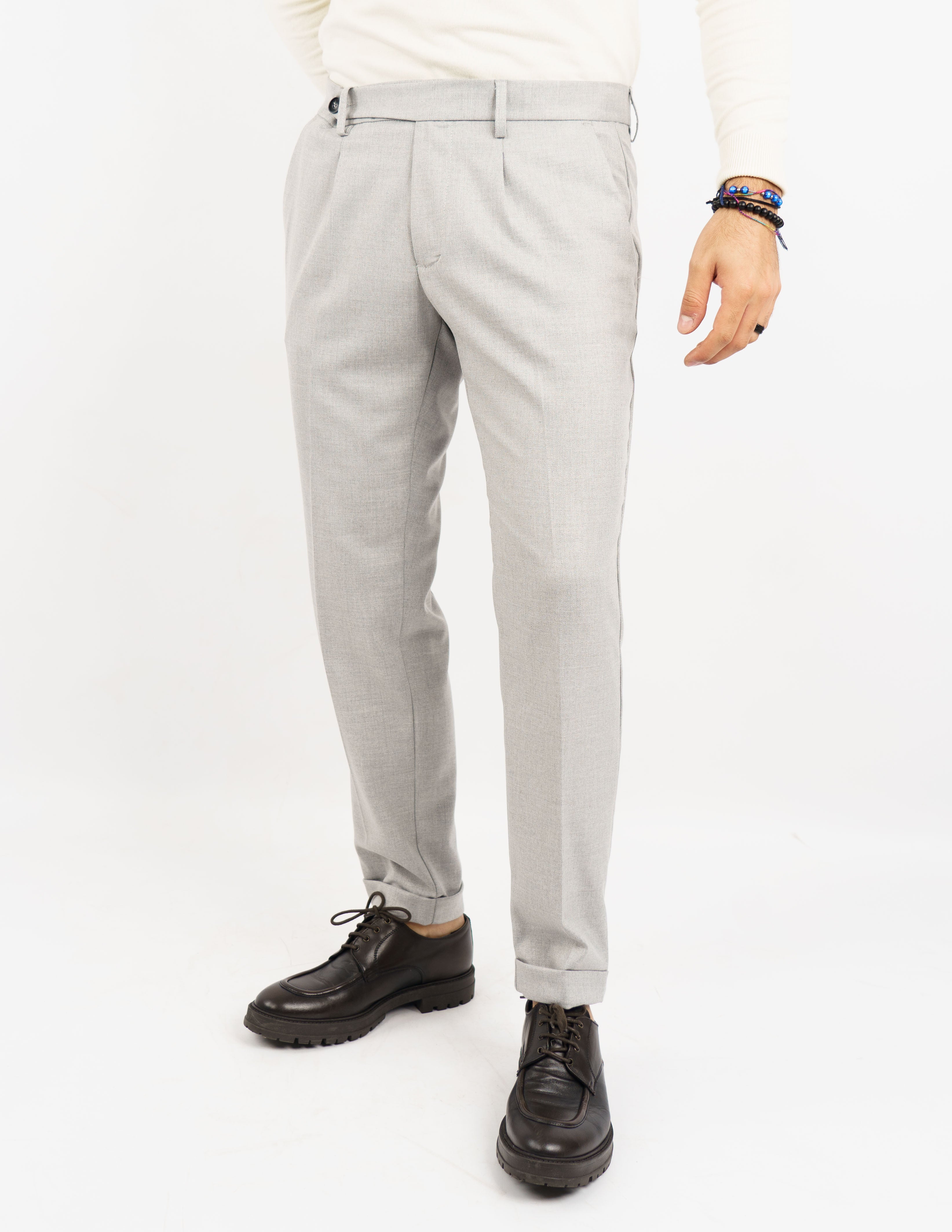 pantalone elegante doppio bottone