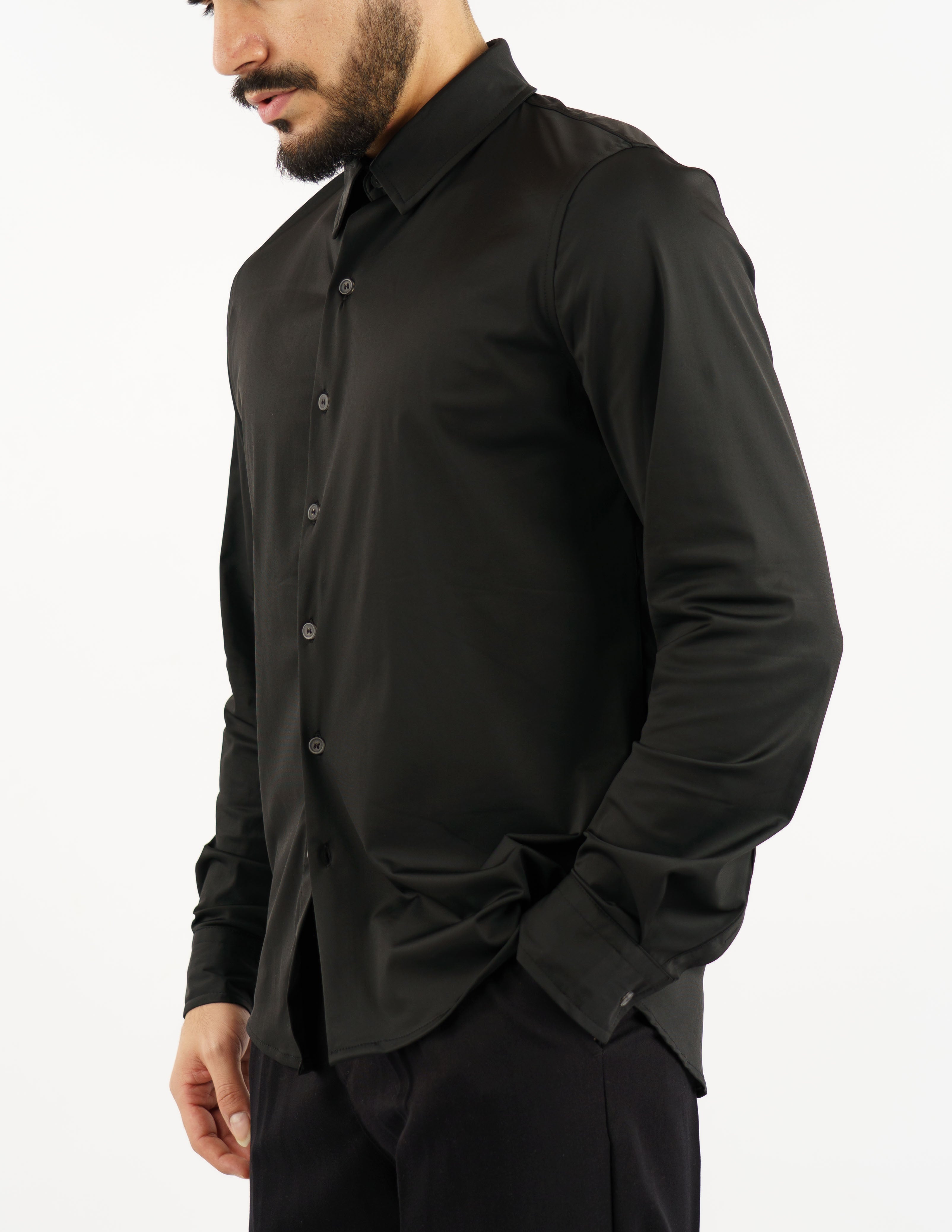 camicia elegante effetto lucido
