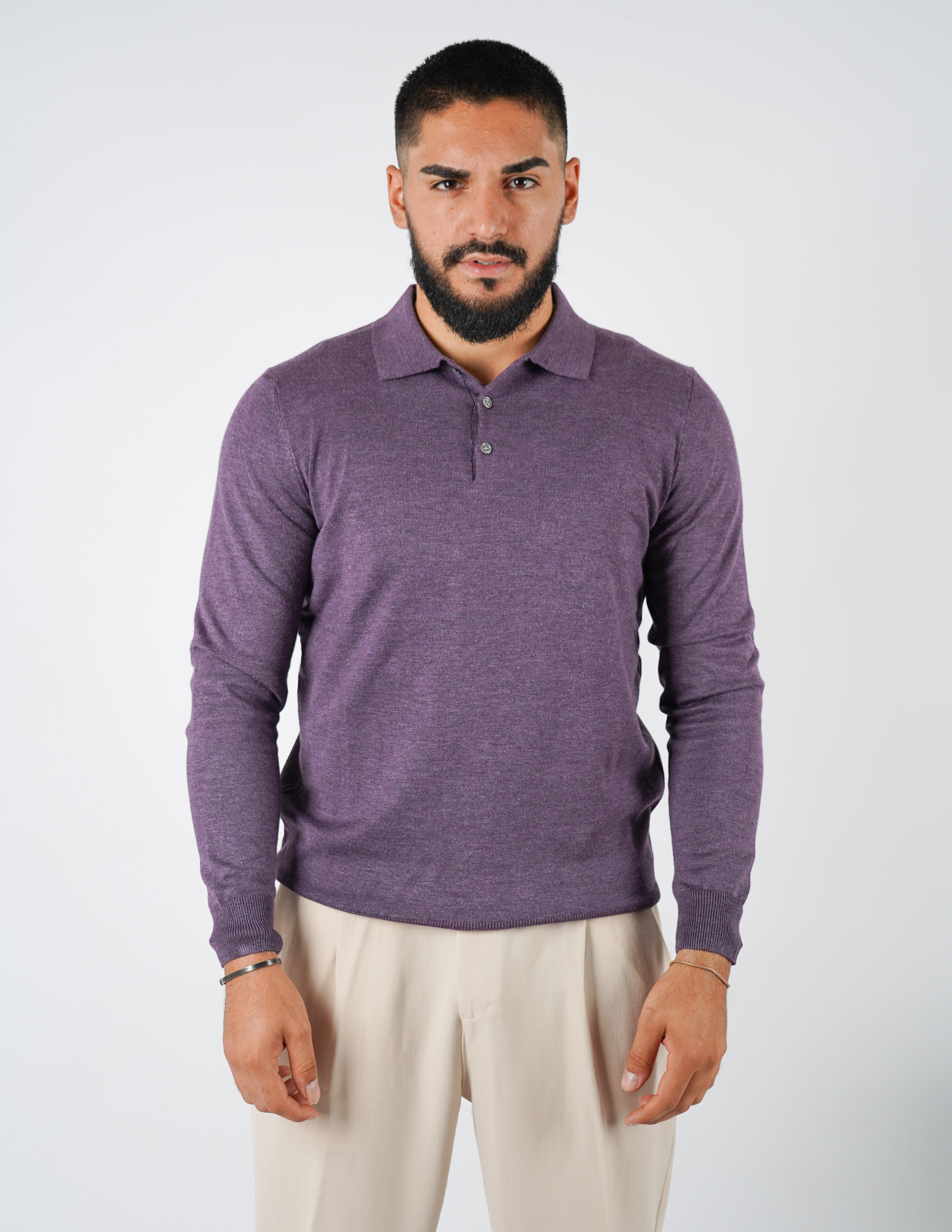 Polo classica manica lunga