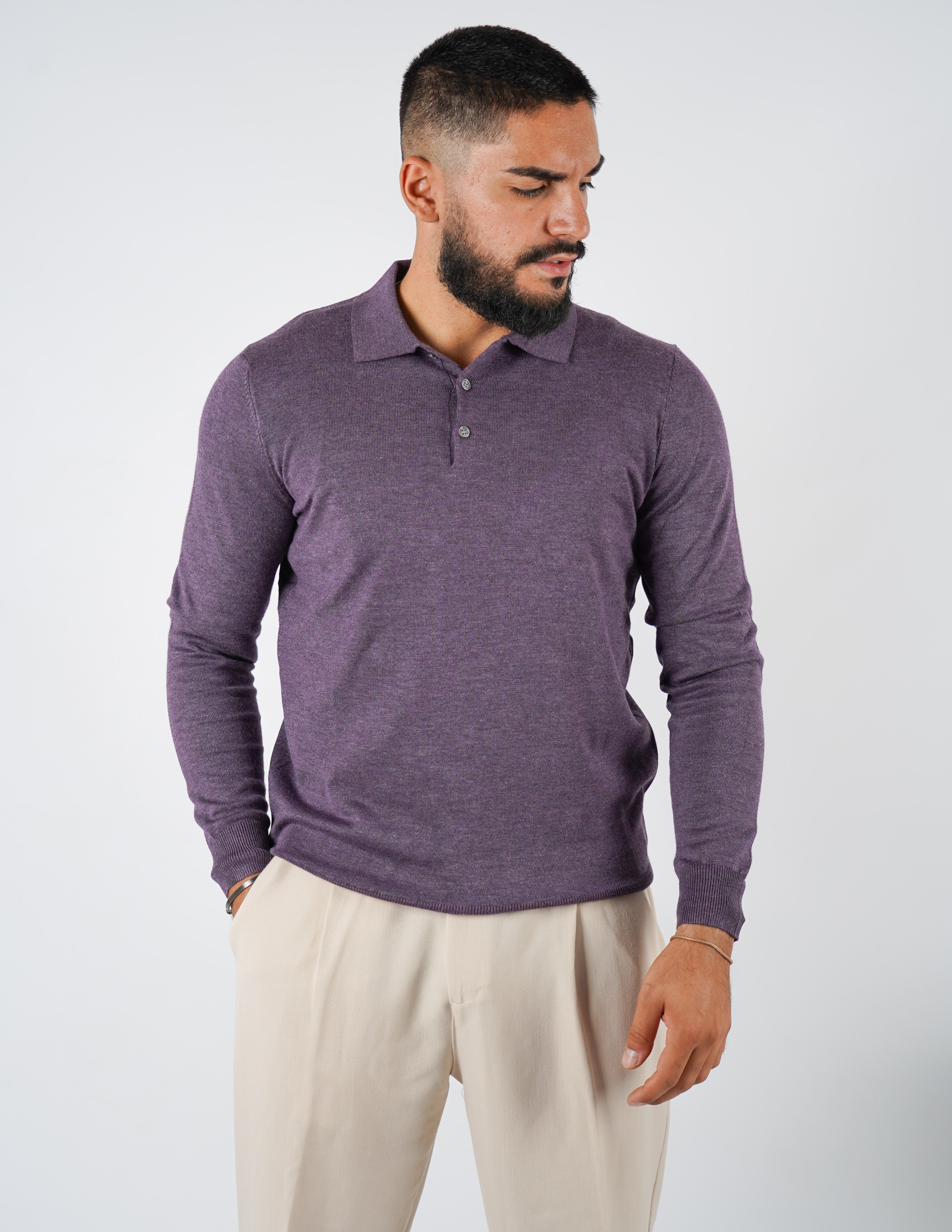 Polo classica manica lunga