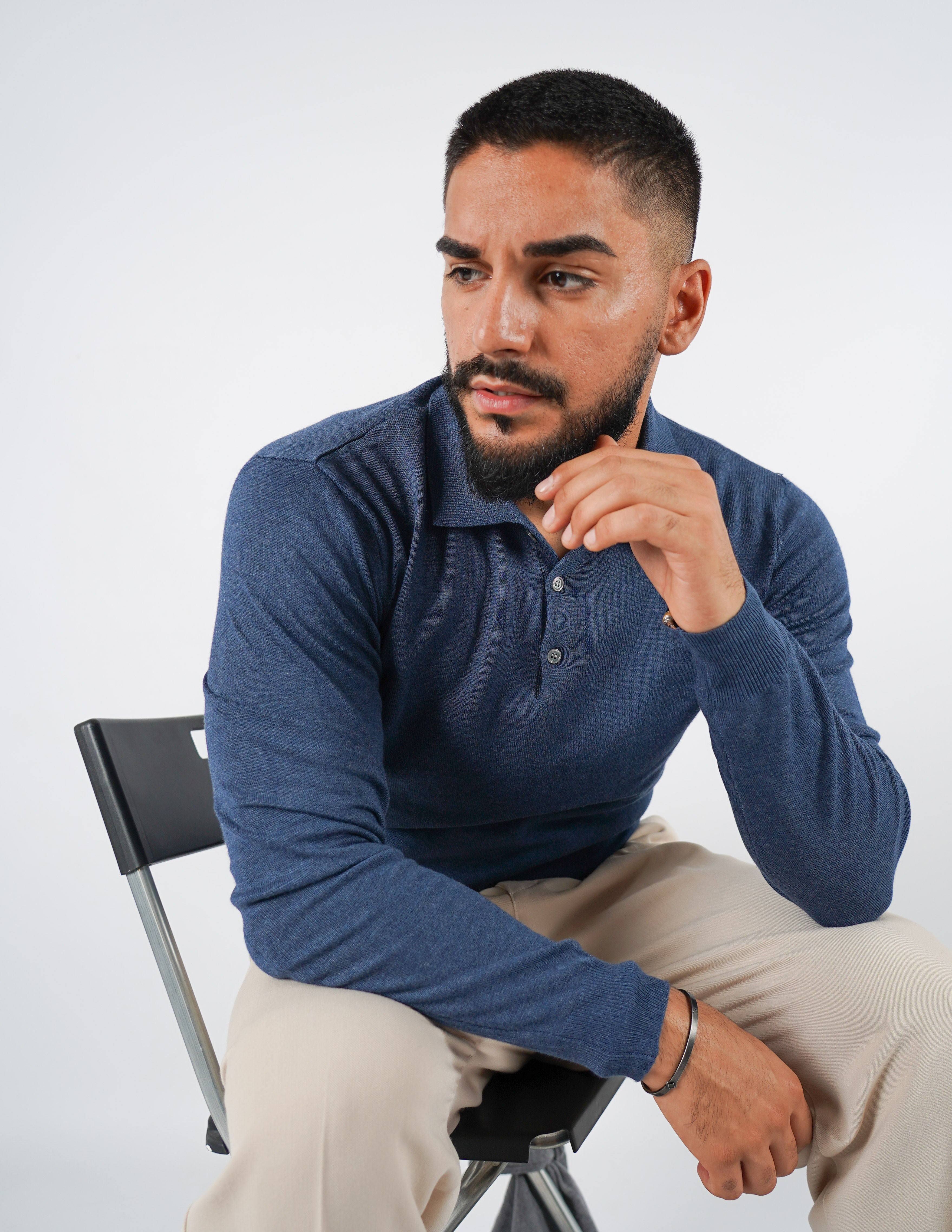 Polo classica manica lunga