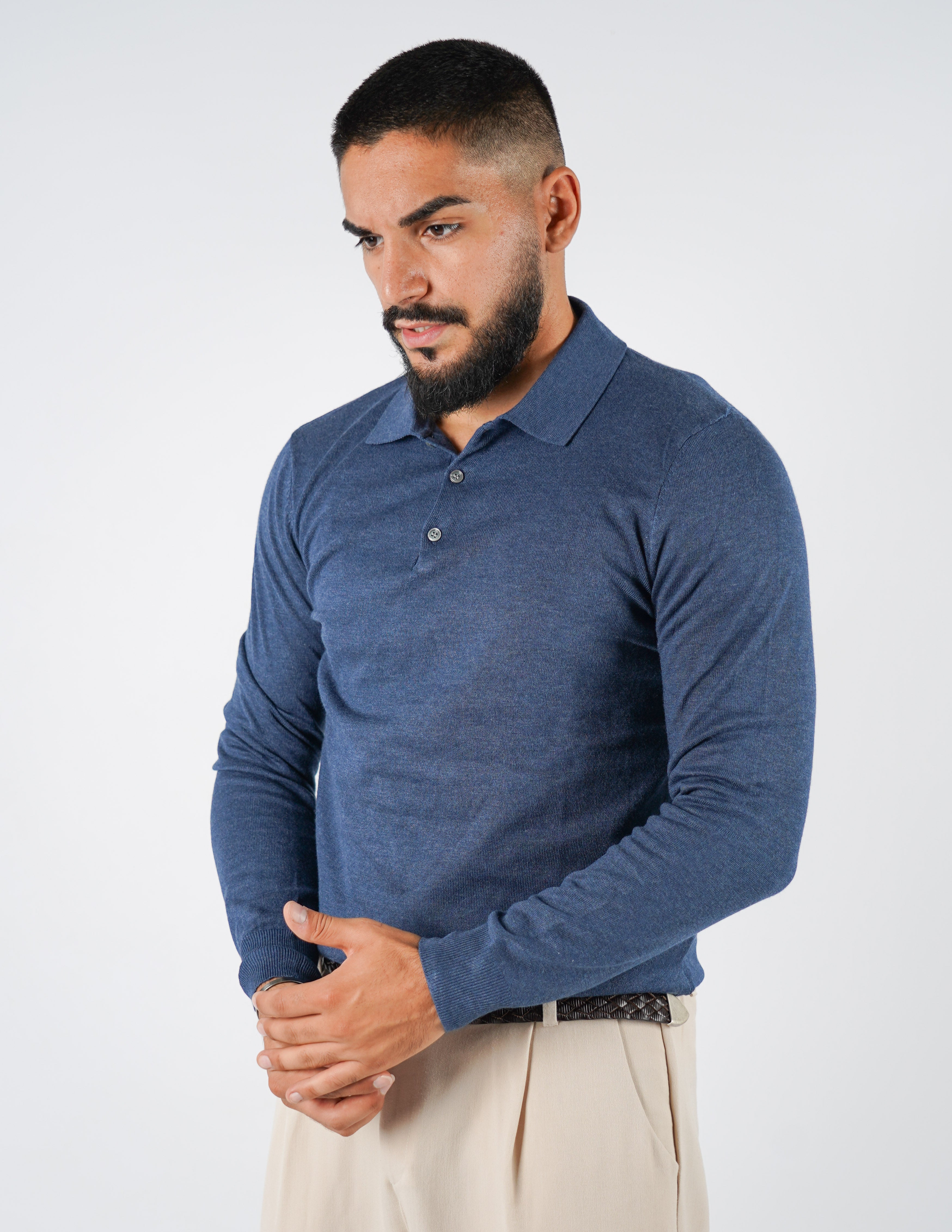 Polo classica manica lunga