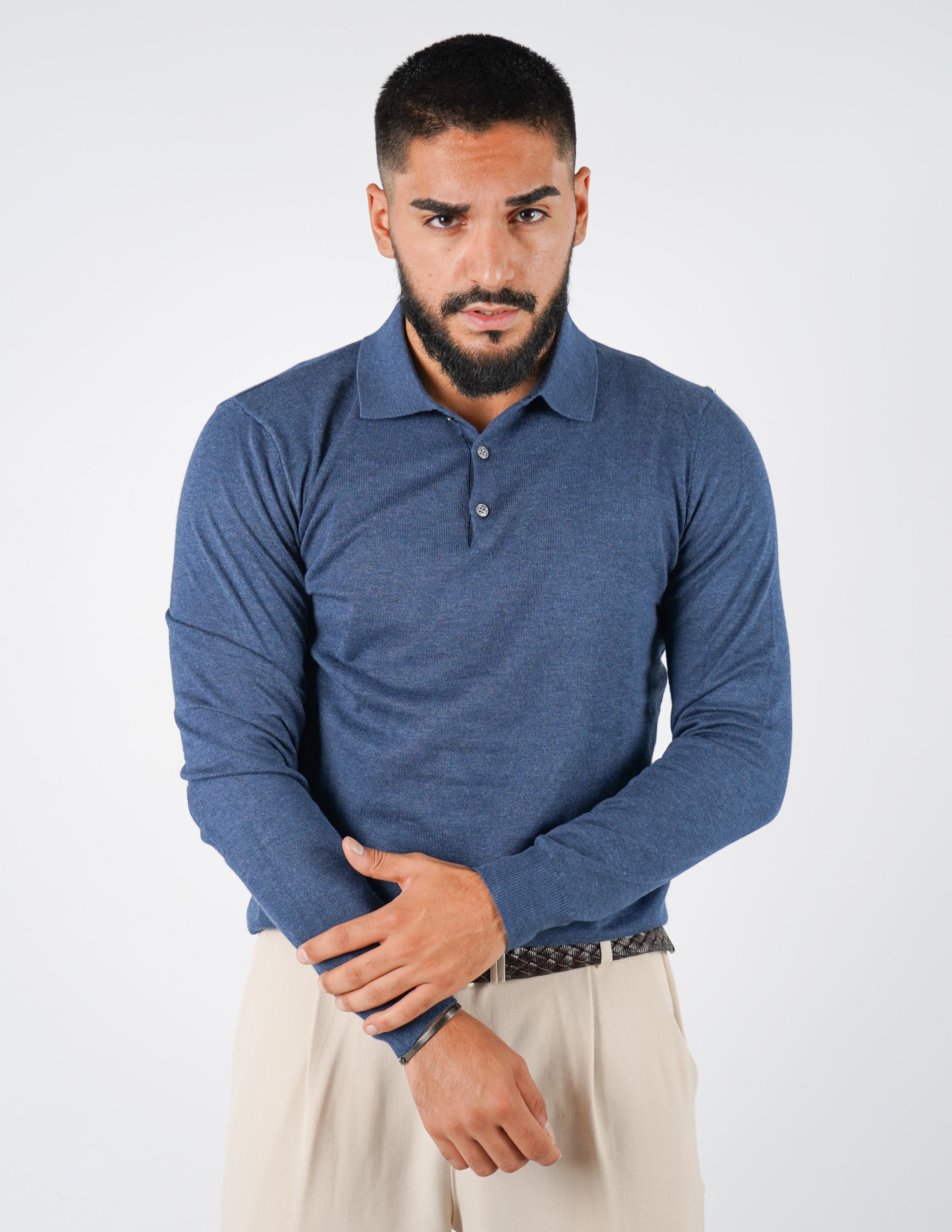 Polo classica manica lunga