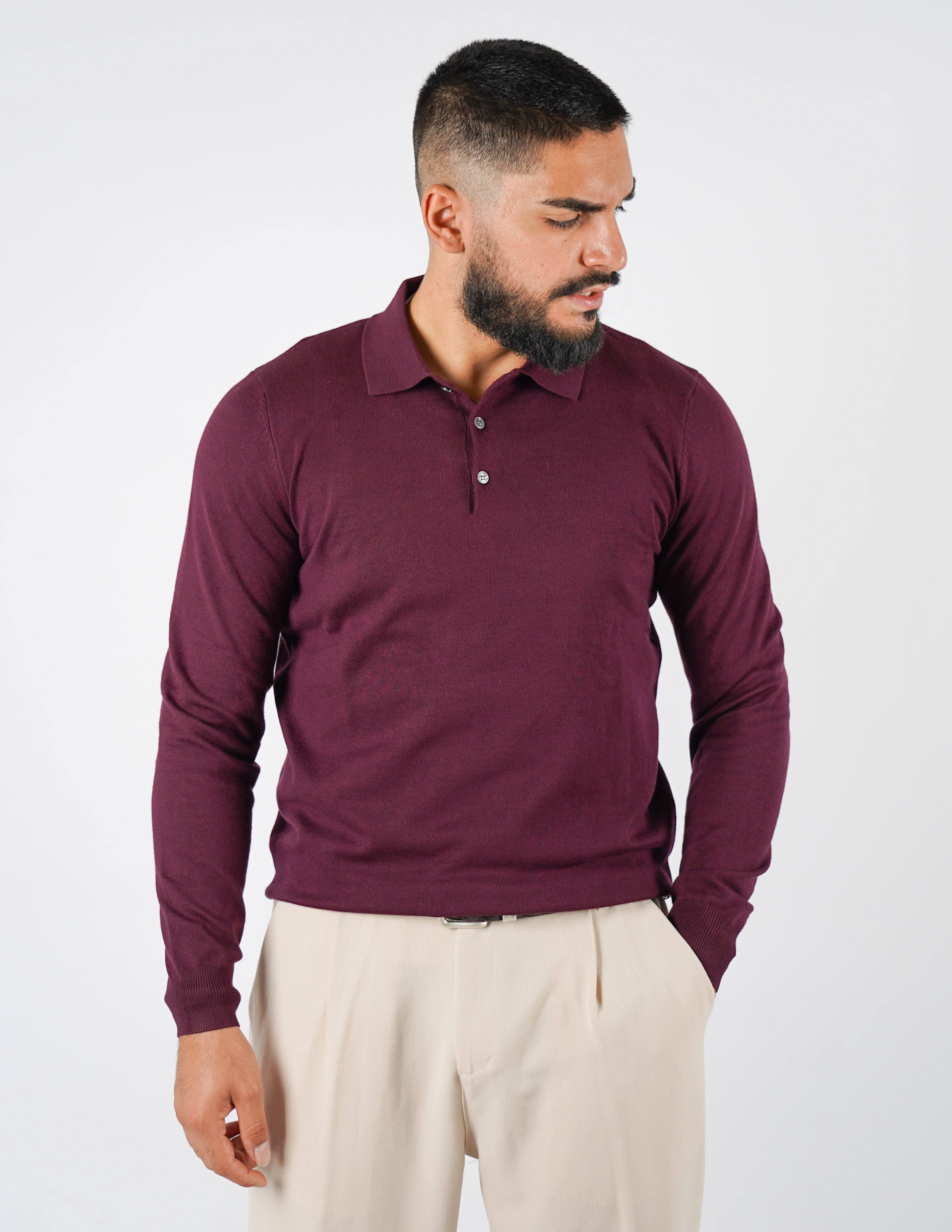 Polo classica manica lunga