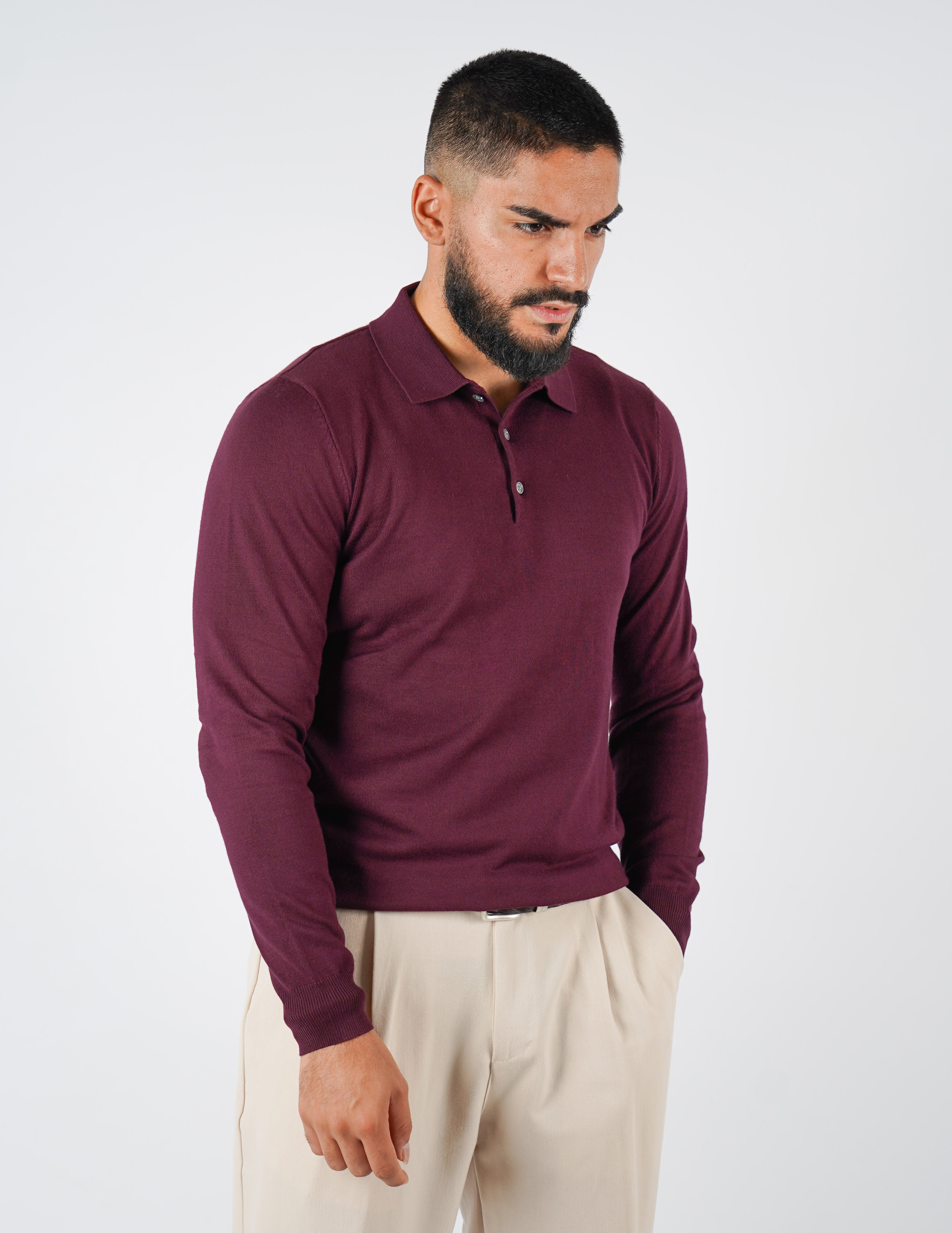 Polo classica manica lunga