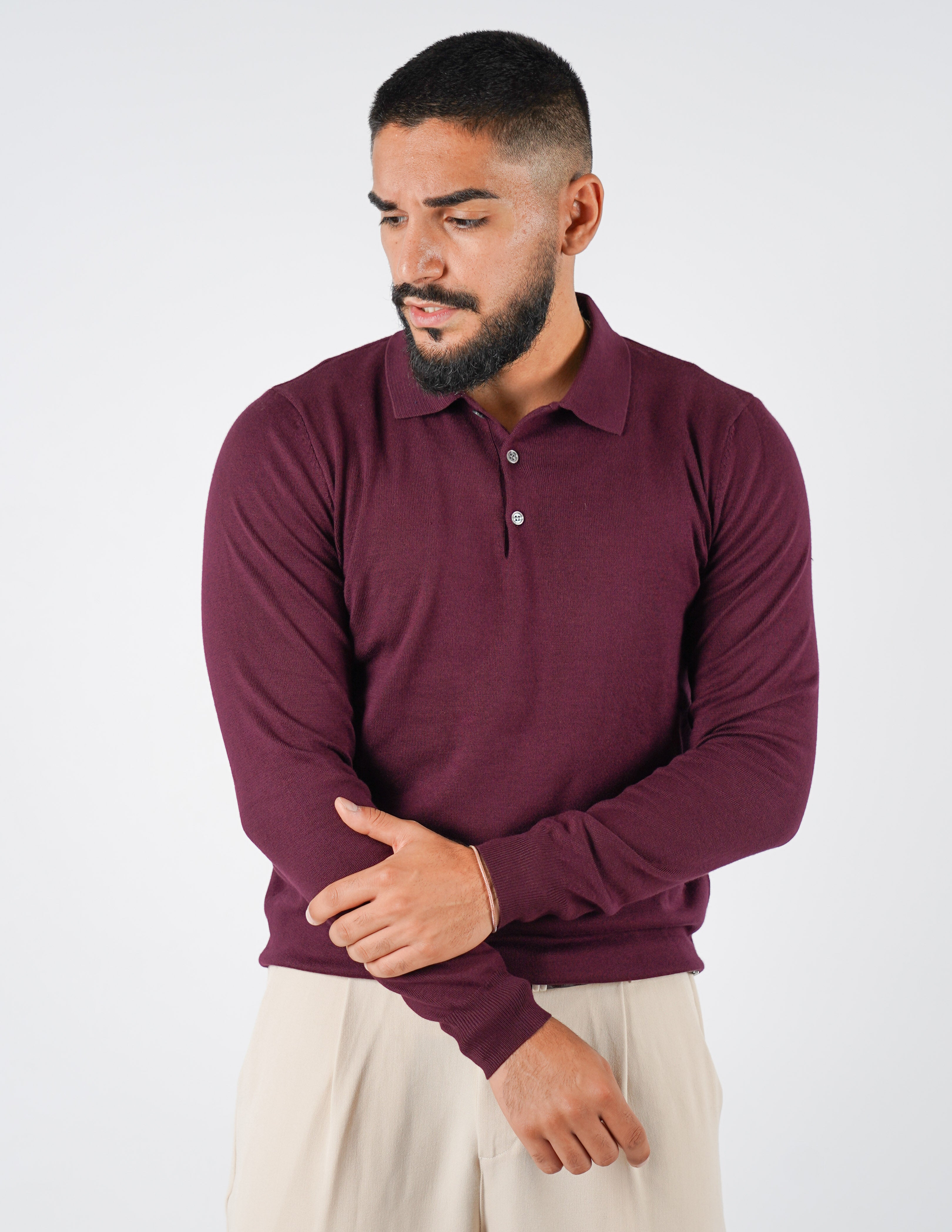 Polo classica manica lunga