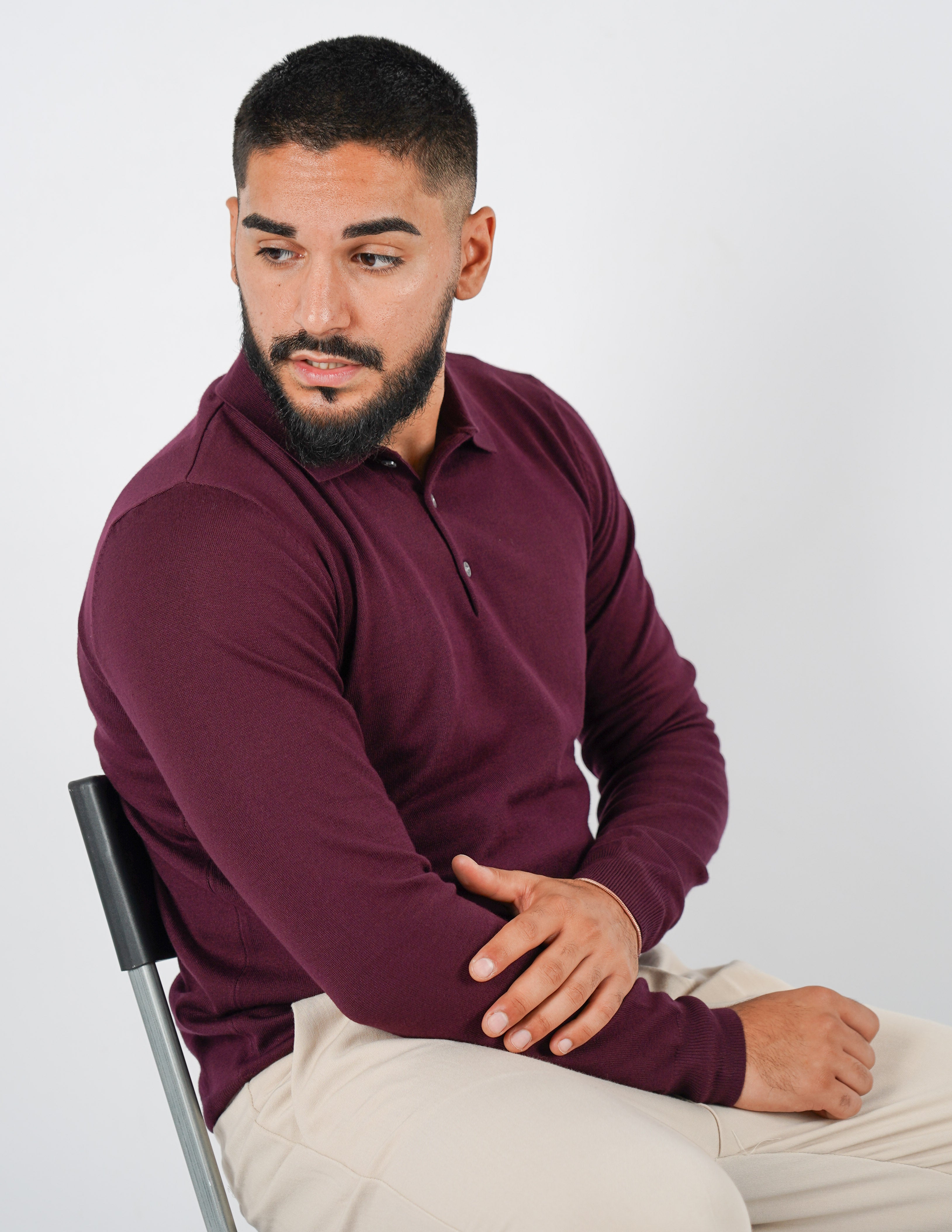 Polo classica manica lunga