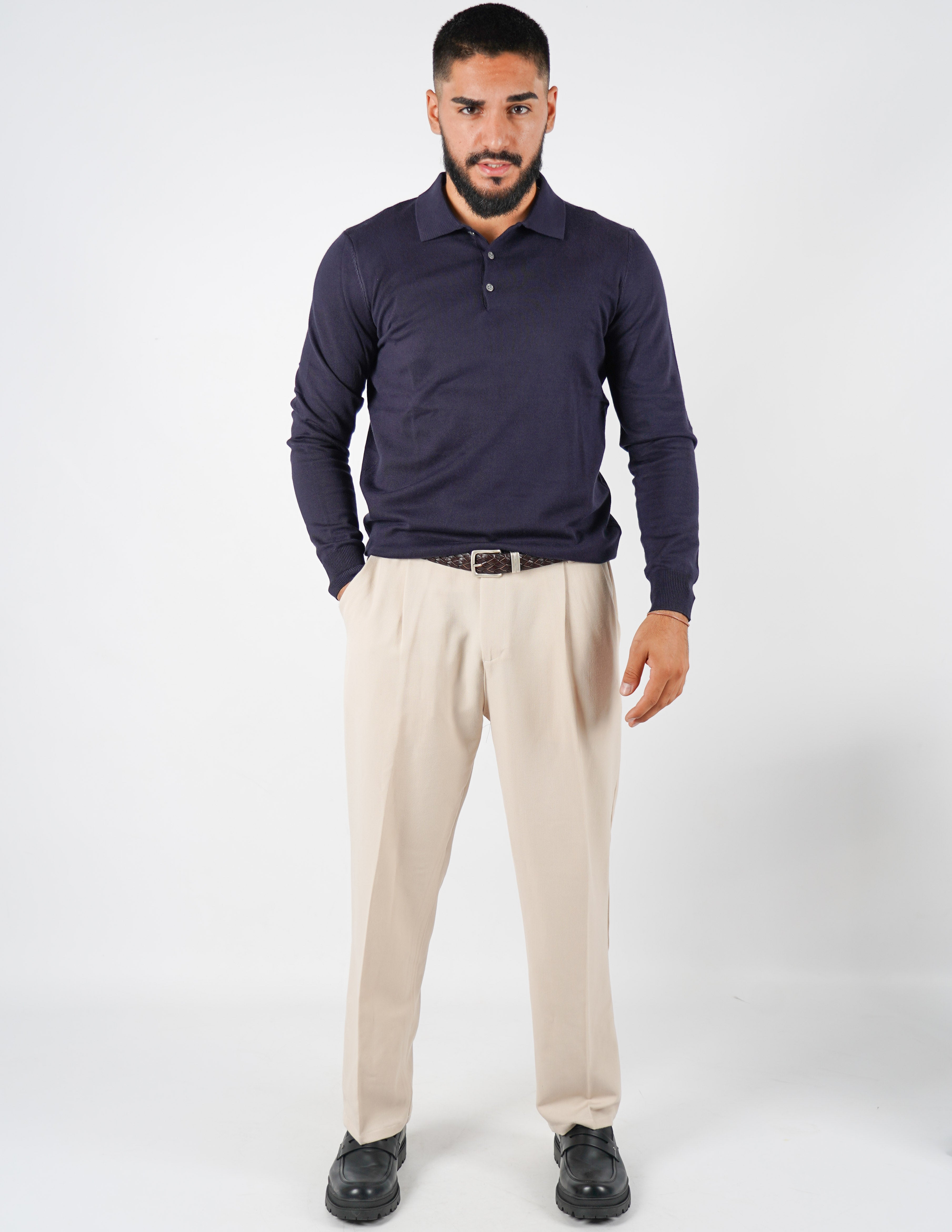 Polo classica manica lunga