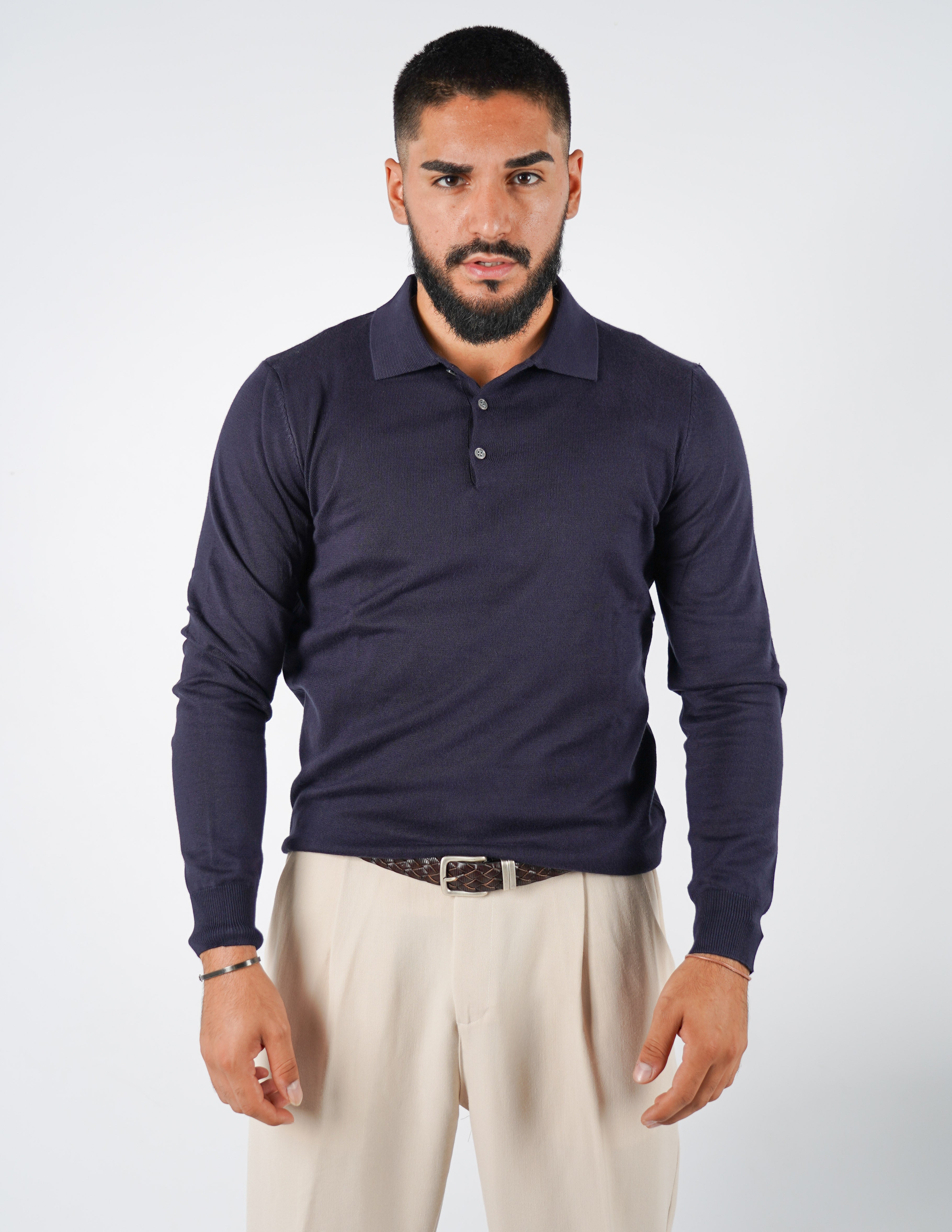 Polo classica manica lunga