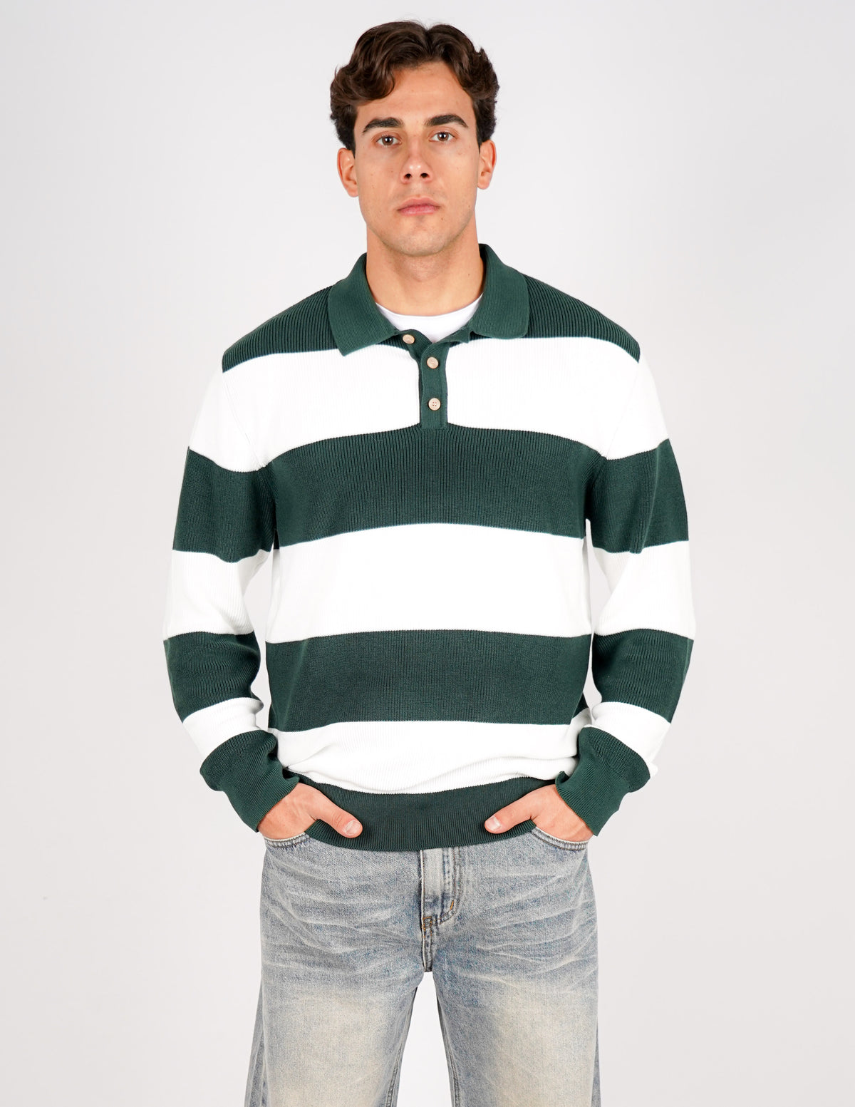 POLO RIGATA DOPPIO COLORE
