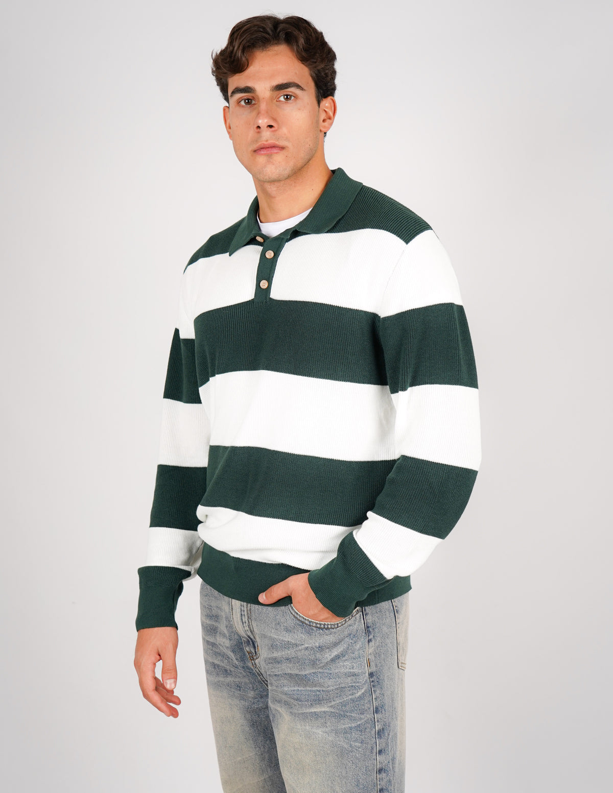 POLO RIGATA DOPPIO COLORE
