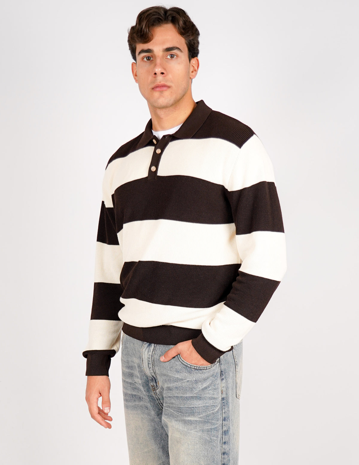 POLO RIGATA DOPPIO COLORE