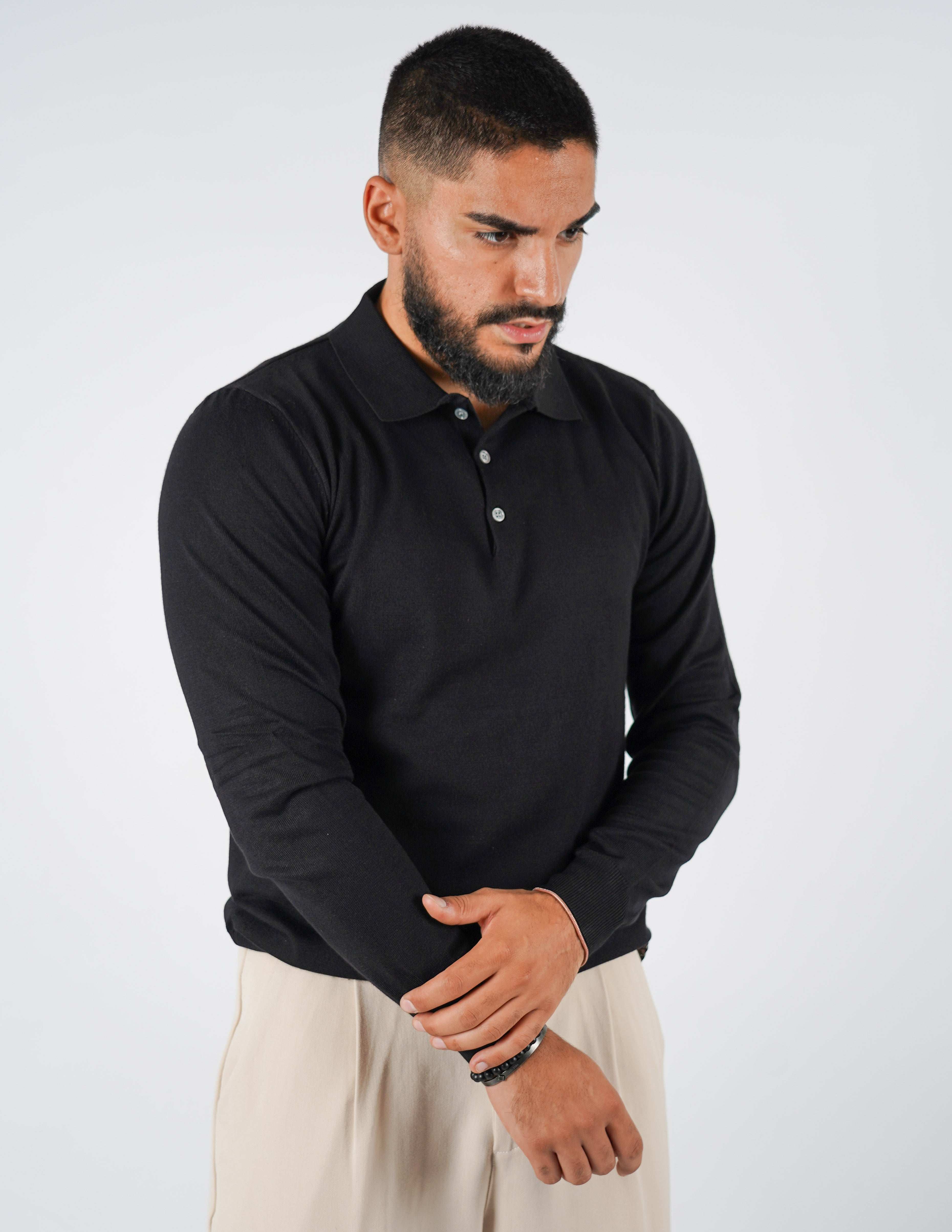 Polo classica manica lunga