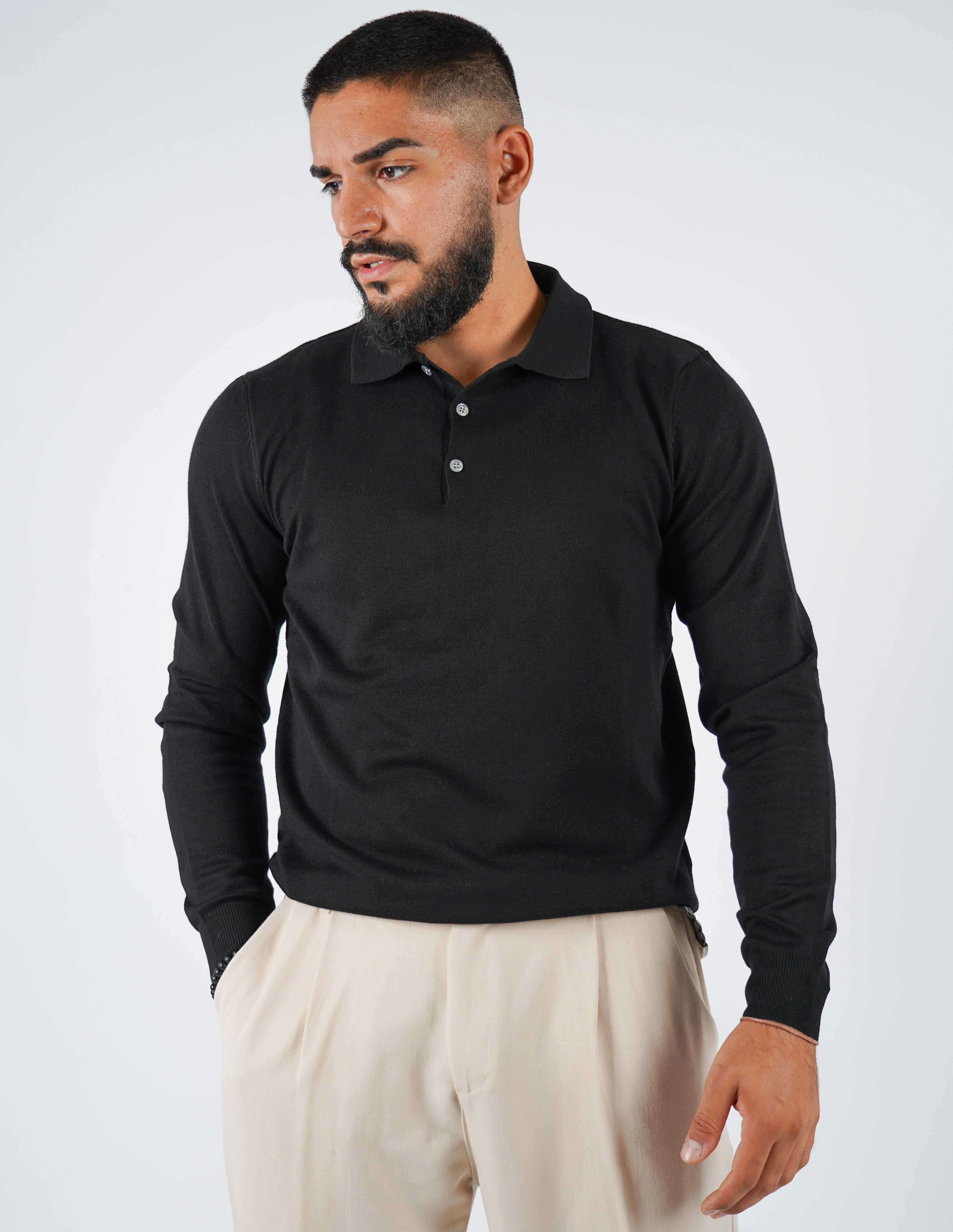 Polo classica manica lunga