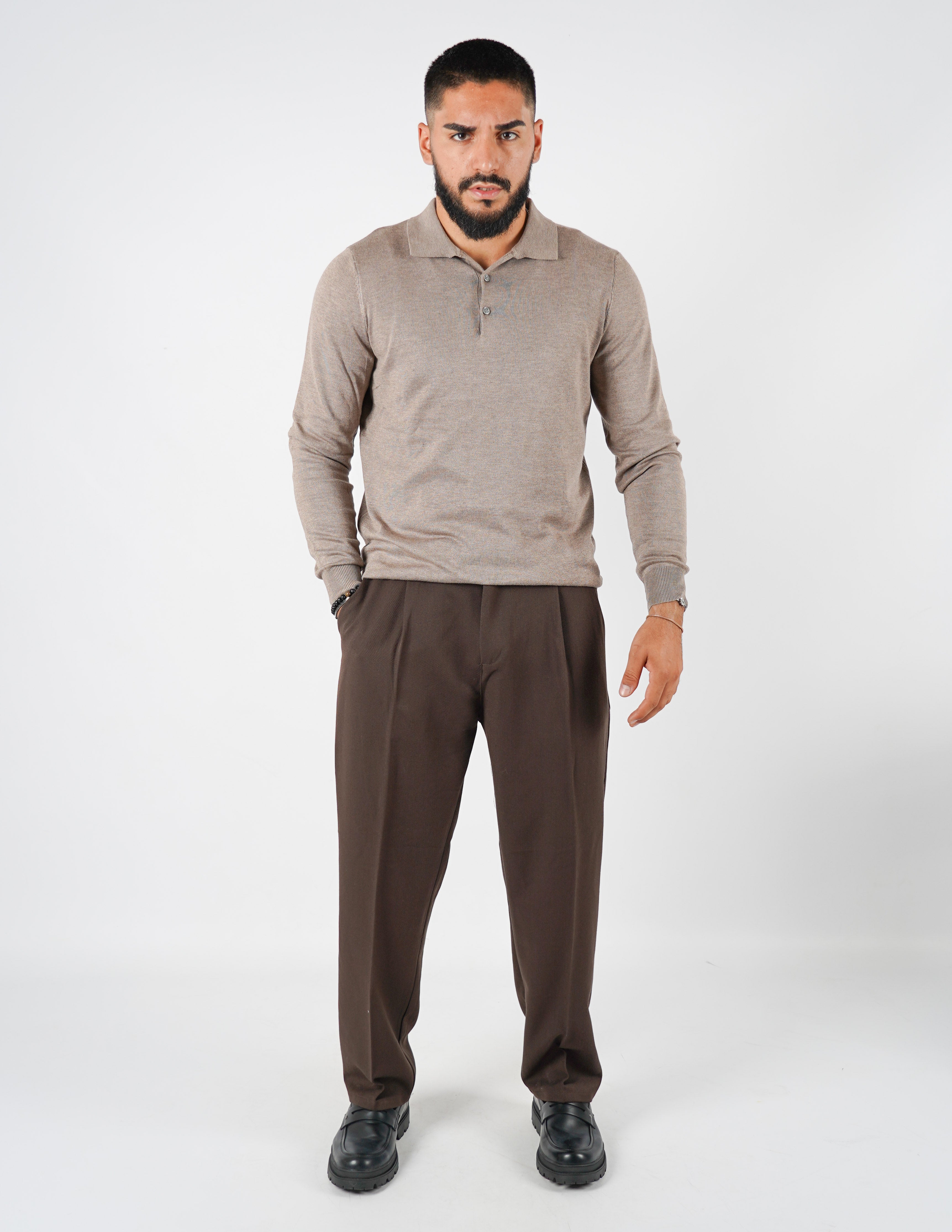 Polo classica manica lunga