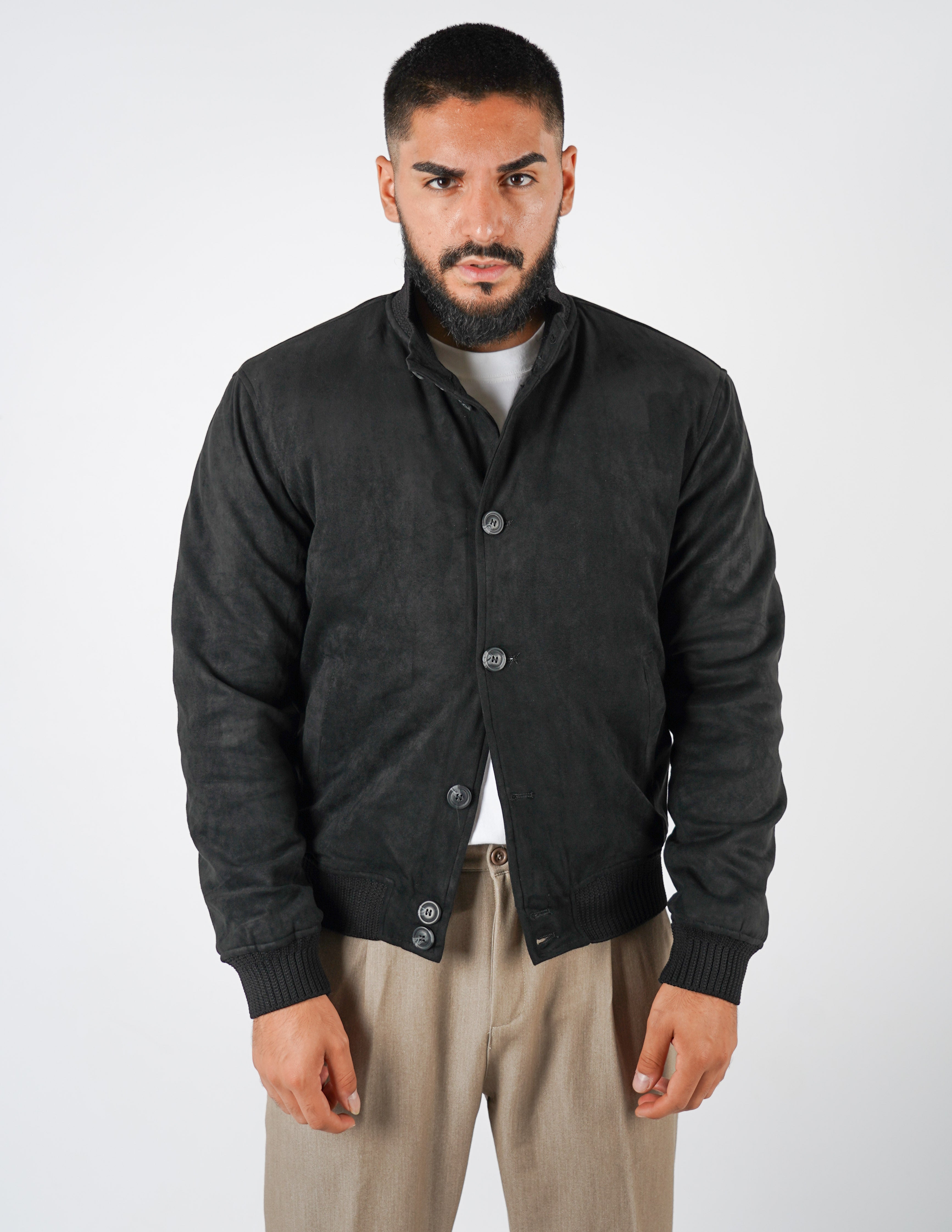 Giubbino imbottito con bottoni