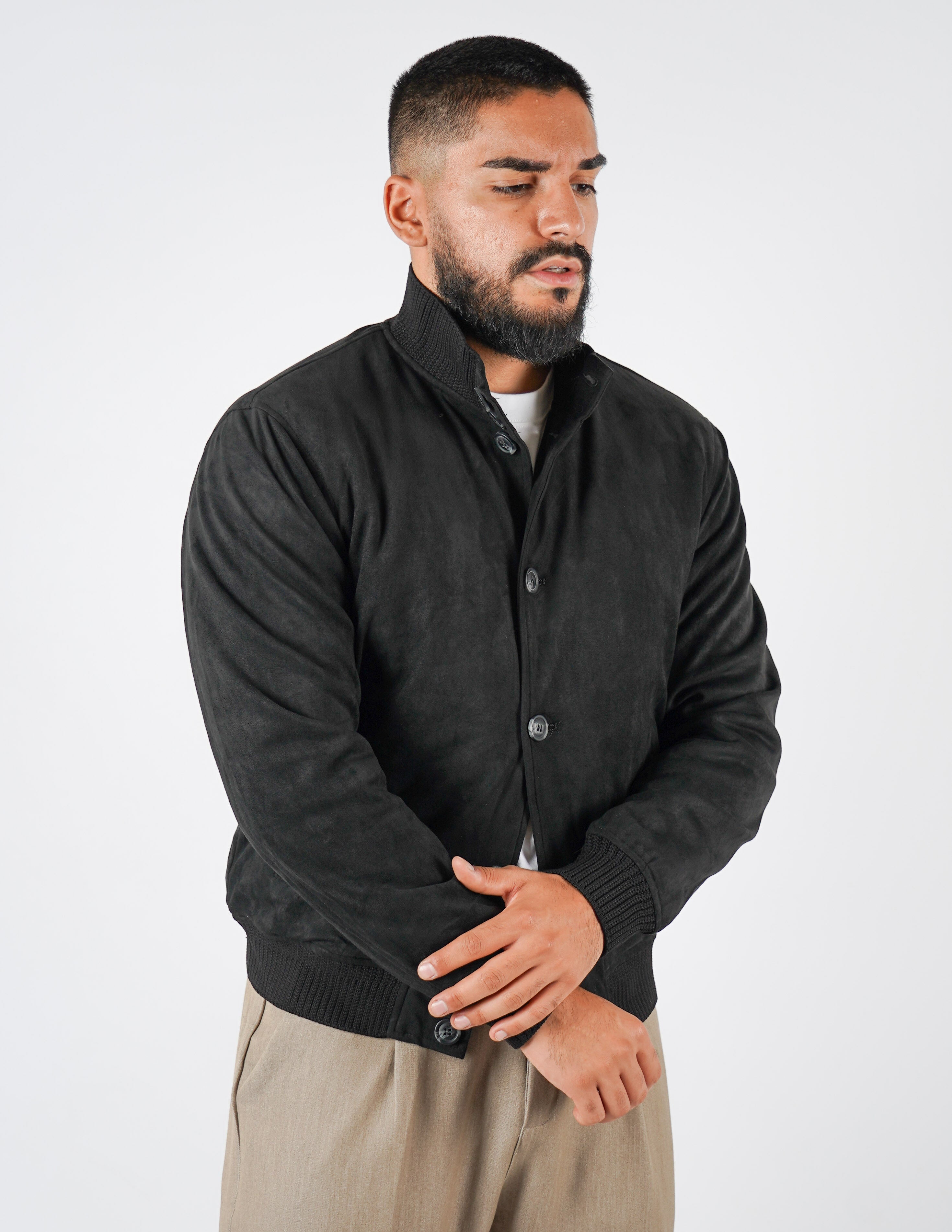 Giubbino imbottito con bottoni