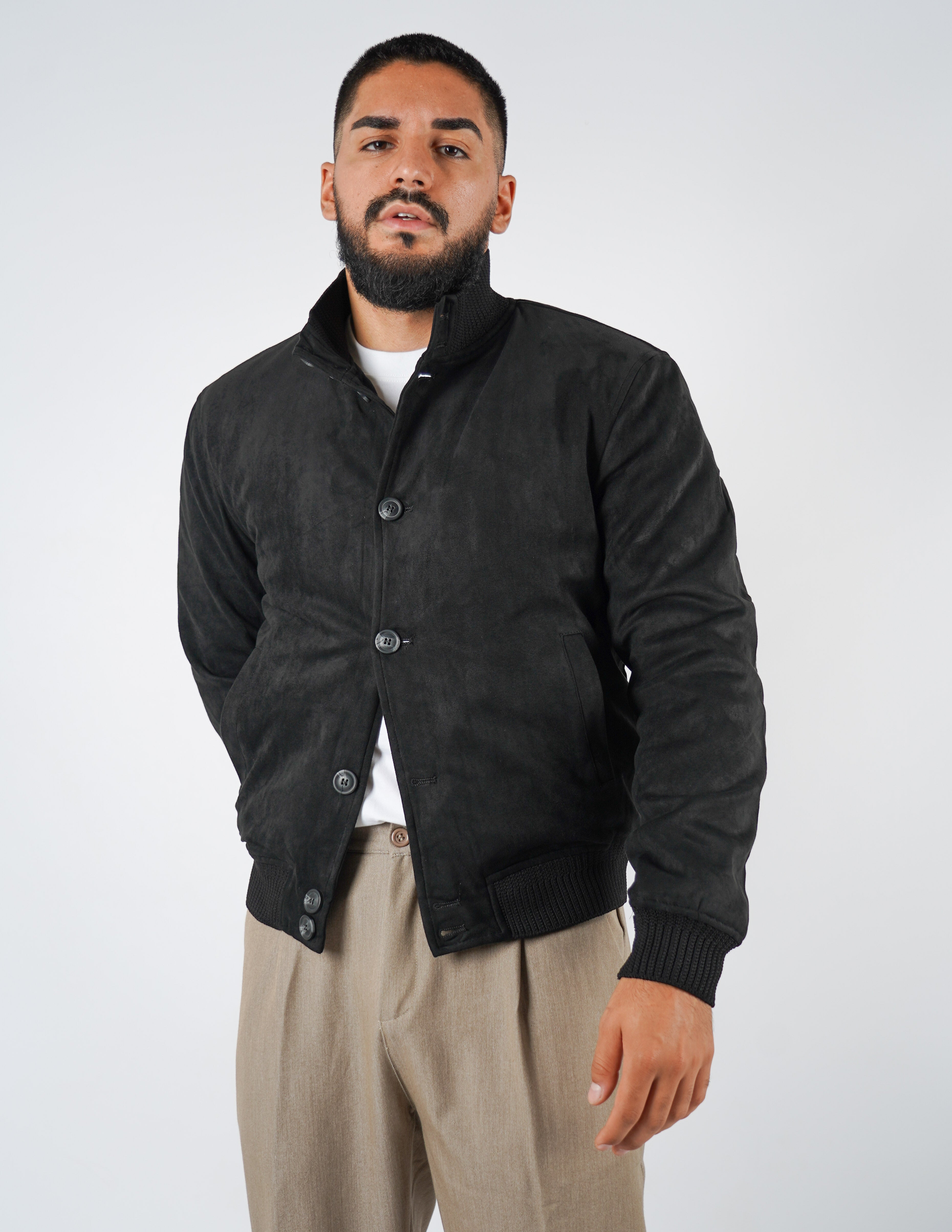 Giubbino imbottito con bottoni