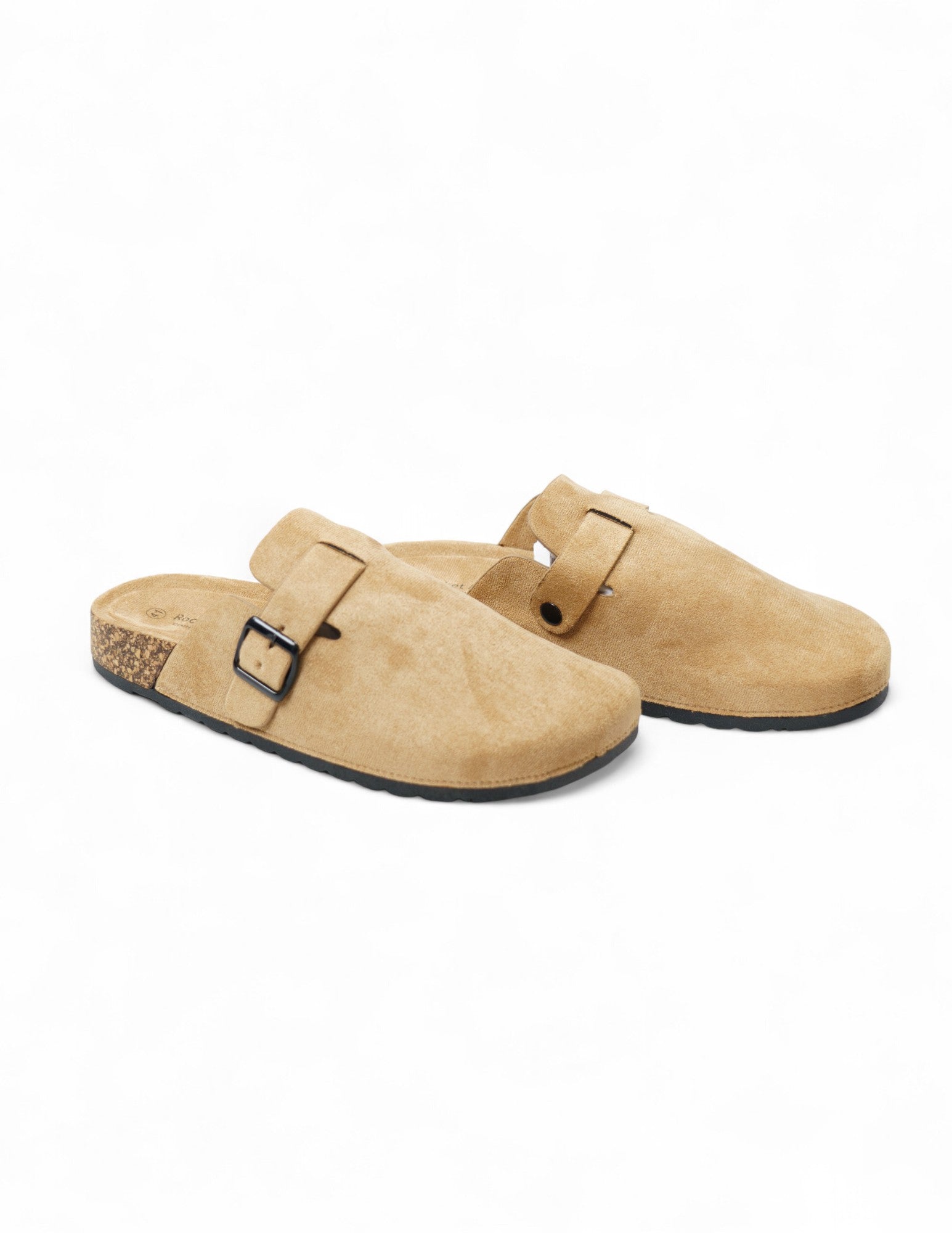 sabot in pelle con fibbia