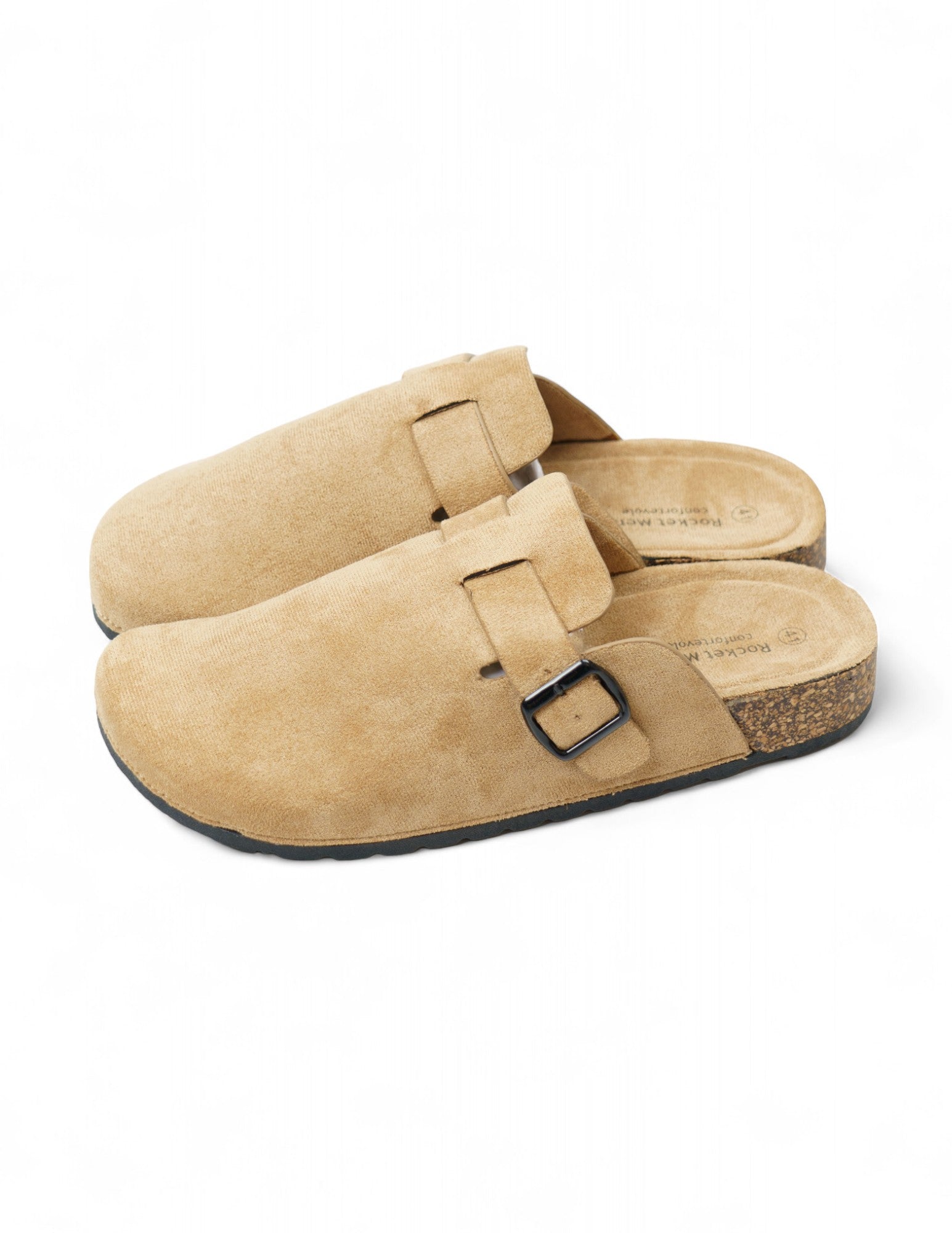 sabot in pelle con fibbia