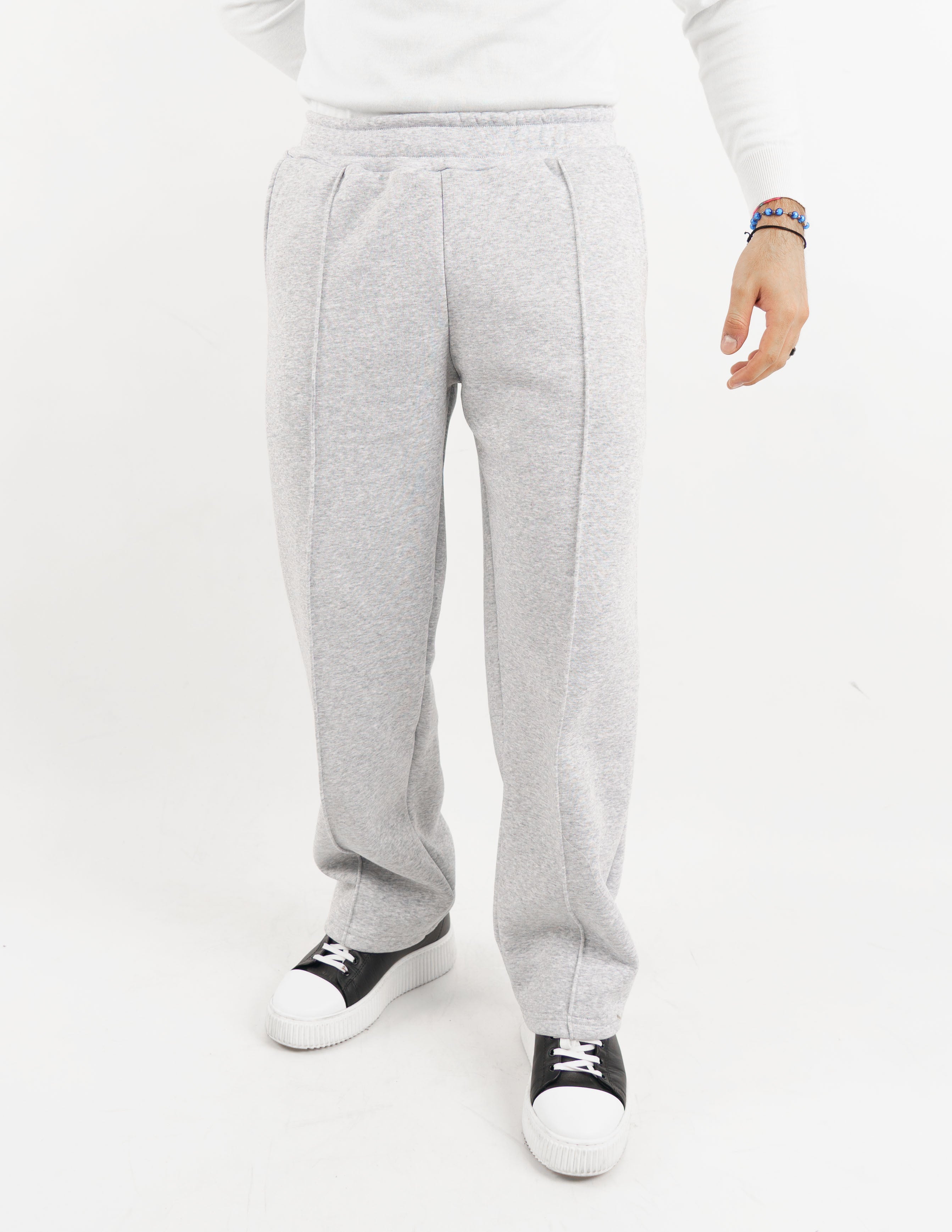 Pantalone in felpa wide leg
